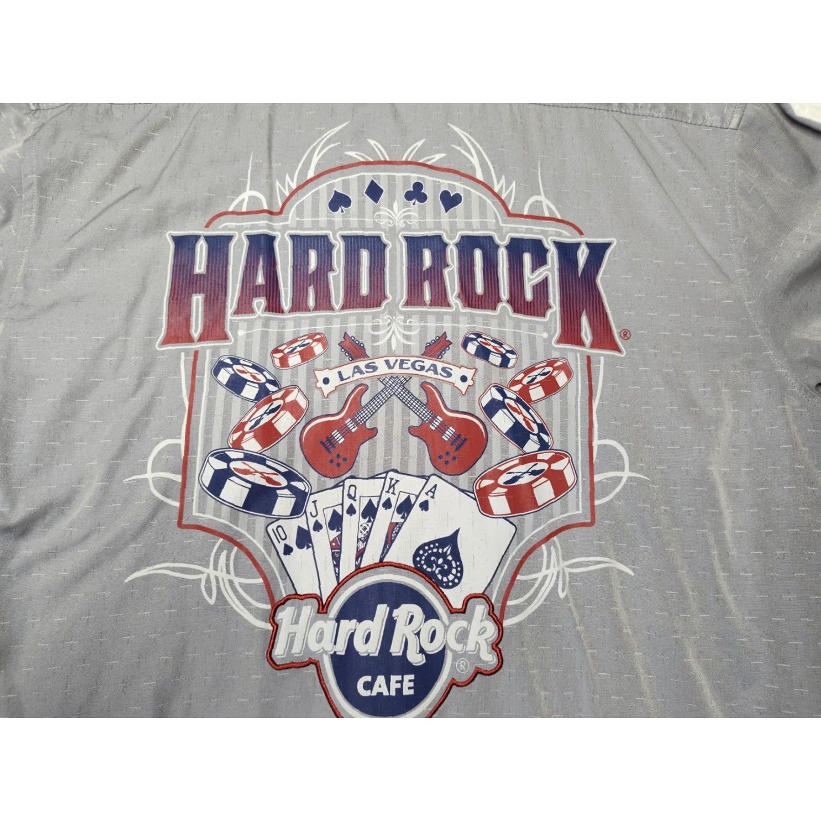 Hard Rock Cafe Hard Rock Cafe Las Vegas Men’s Hawaiian Short Sleeve Button Up Shirt XL Rayon Size US XL / EU 56 / 4 - 3 Thumbnail