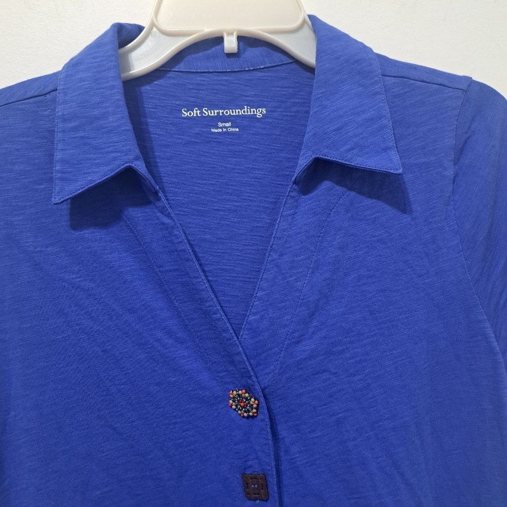 Other Soft Sorroundings Danielle Mixed Button Placket Trapezoid He Size S / US 4 / IT 40 - 11 Thumbnail