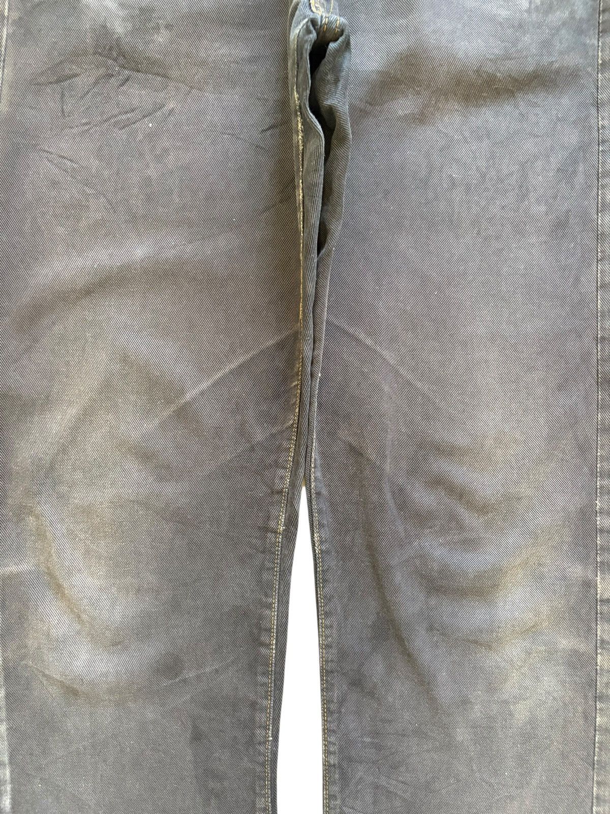 Replay Vintage Replay Black Wash Distressed Loose Baggy Jeans Size US 32 / EU 48 - 5 Thumbnail