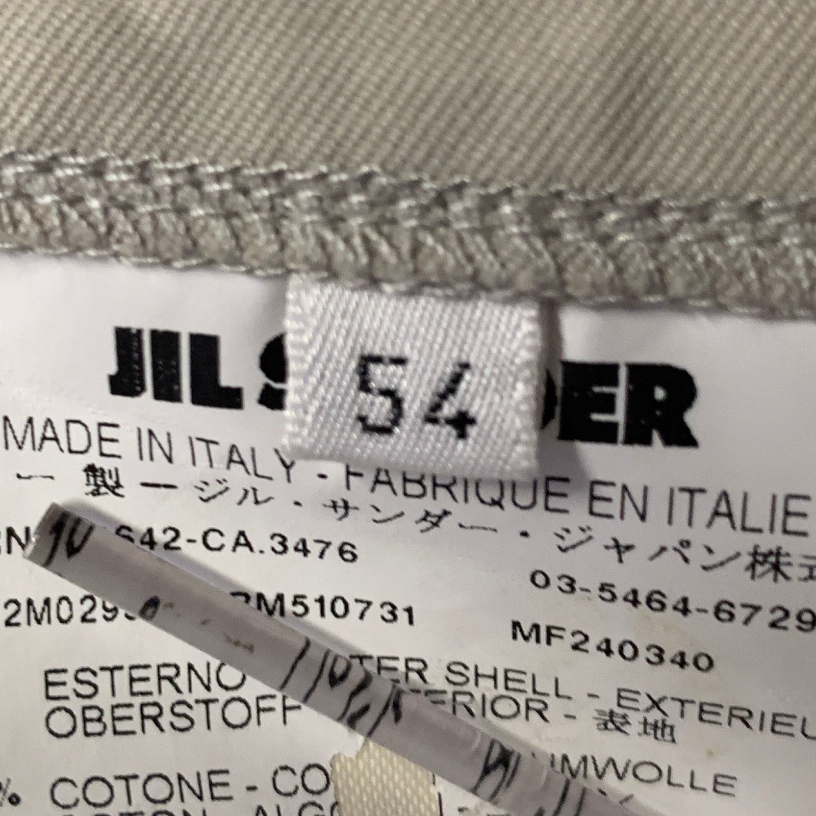 Jil Sander JIL SANDER Size 38 Khaki Cotton Flat Front Casual Pants Size US 38 / EU 54 - 7 Thumbnail