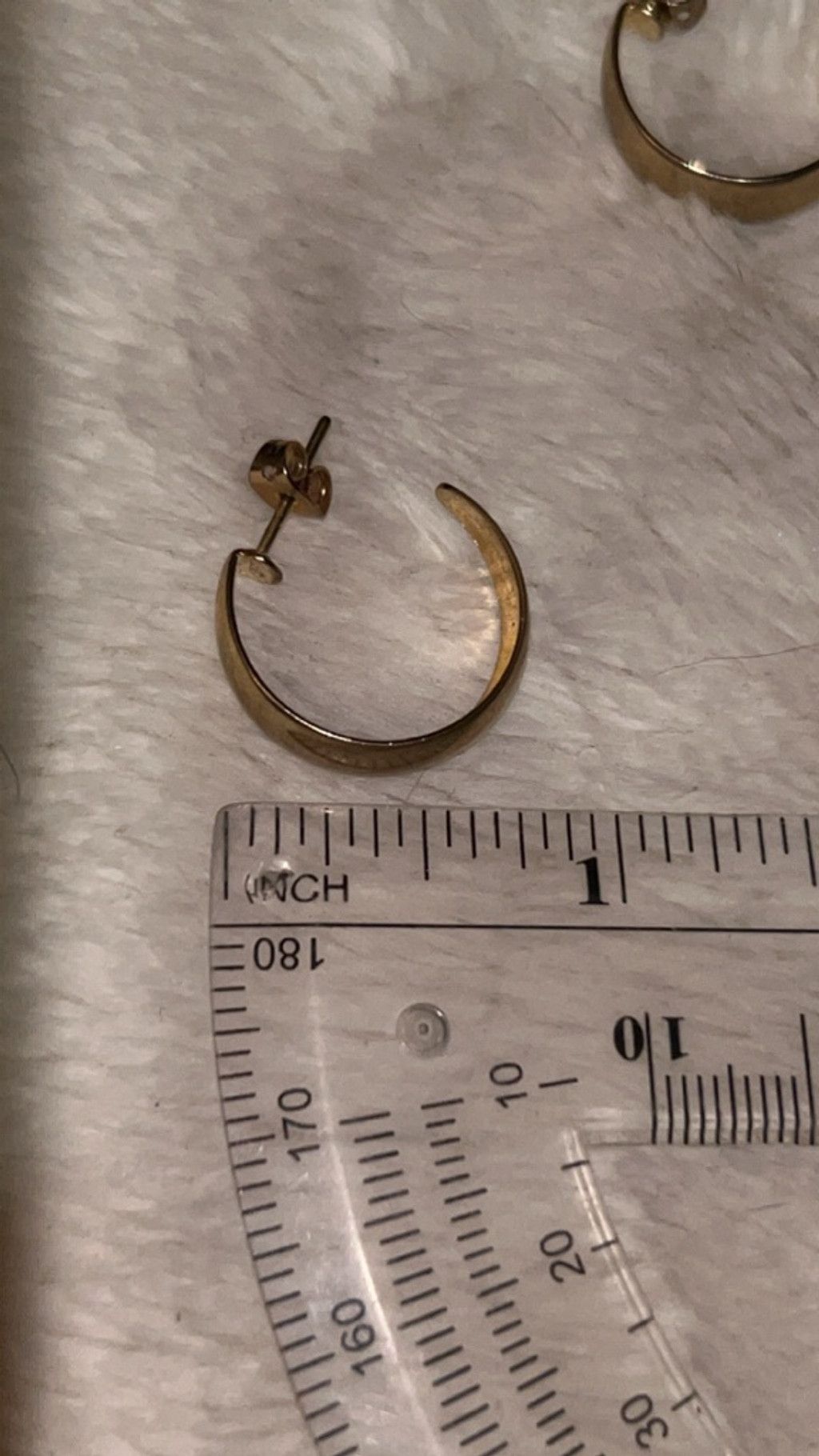 The Unbranded Brand Women's Unbranded Gold Tone Hoop Earrings One Size Size ONE SIZE - 3 Thumbnail