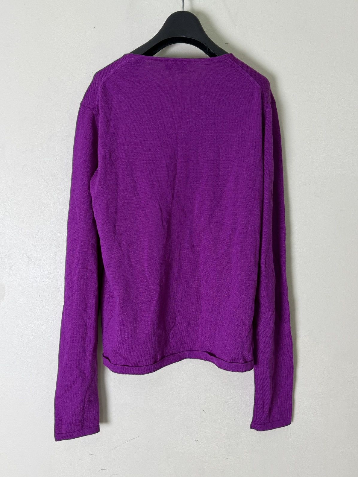 Balenciaga Balenciaga Paris Purple Sweater Size XS / US 0-2 / IT 36-38 - 2 Thumbnail