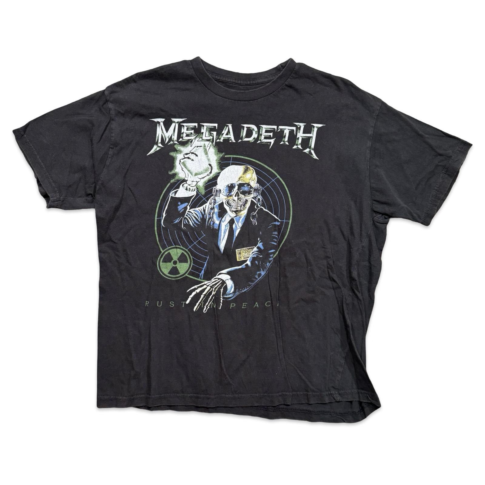 Designer Megadeth Y2K Uranium Norad Rust in Peace T-Shirt Size US L / EU 52-54 / 3 - 1 Thumbnail