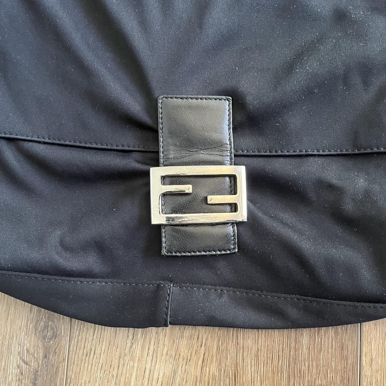 Fendi Vintage Fendi Mama Baguette Black and Silver hardware Size ONE SIZE - 2 Thumbnail