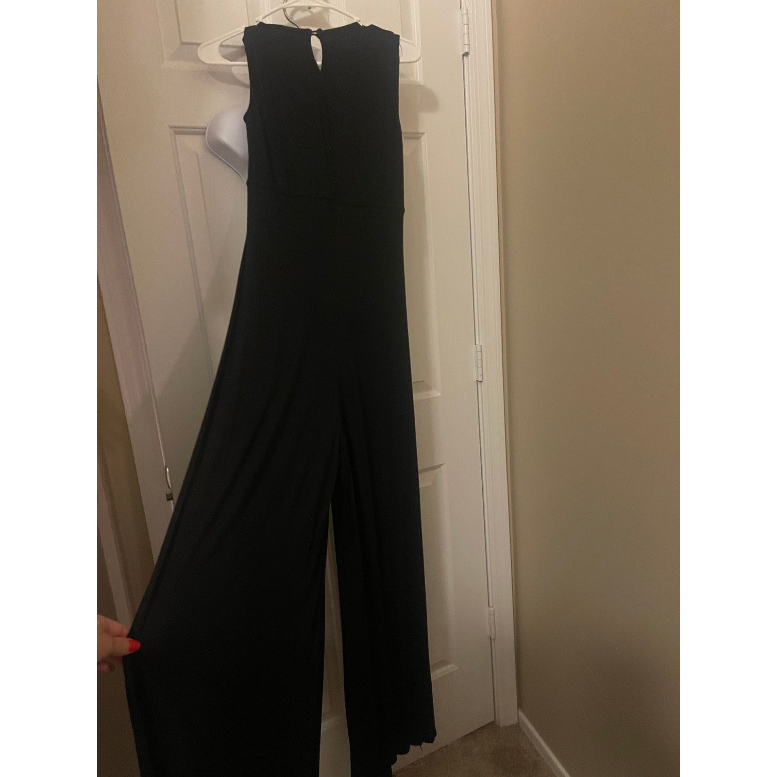 XOXO XOXO Black Wide-Leg Sleeveless Jumpsuit Size 30" / US 8 / IT 44 - 1 Thumbnail