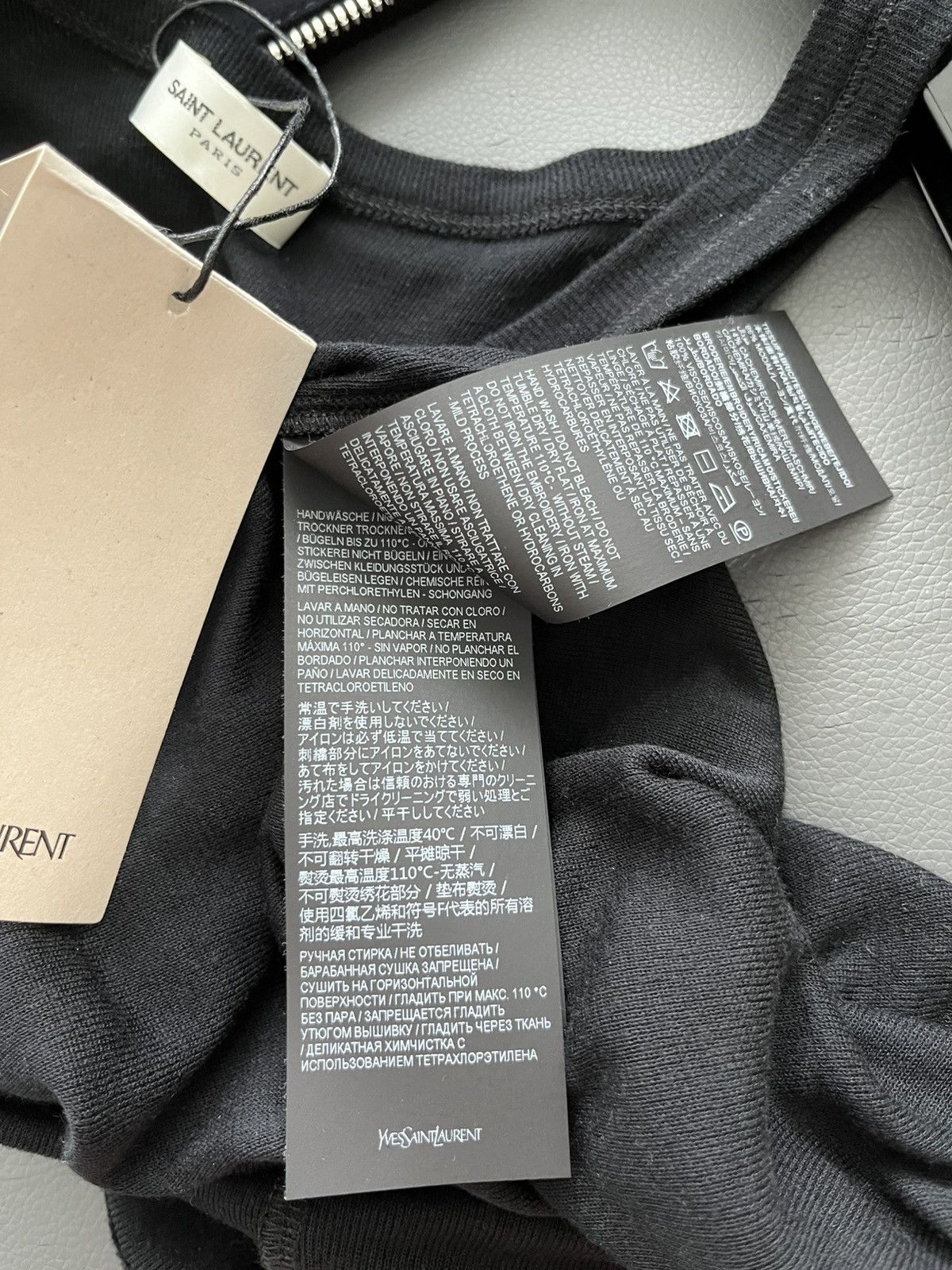 Saint Laurent Paris Rare Super Runway Saint Laurent Skinny Cashmere Tank Top Size US L / EU 52-54 / 3 - 6 Thumbnail