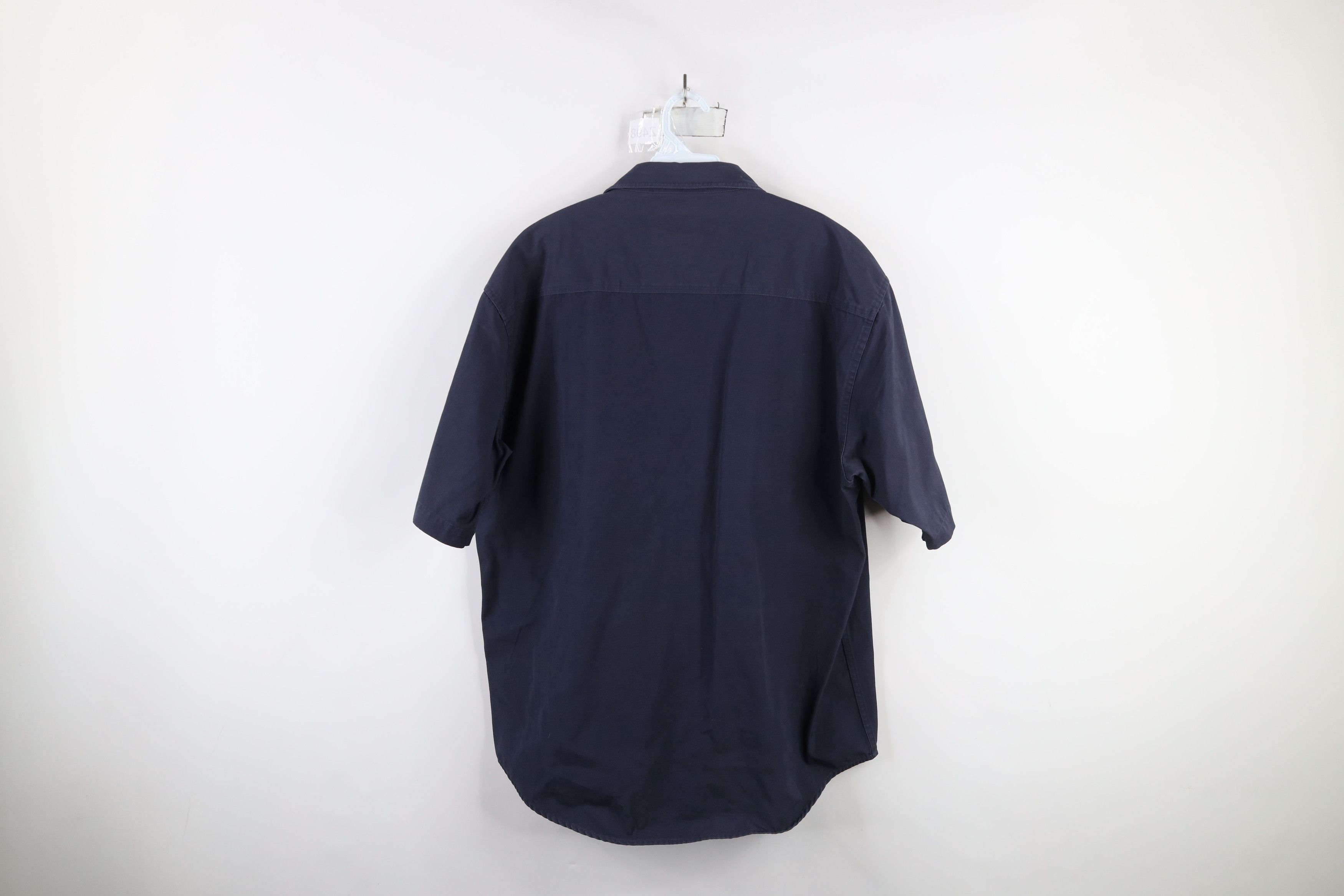 Cabelas × Vintage Vintage Cabelas Heavy Canvas Safari Bush Button Shirt Blue Size US L / EU 52-54 / 3 - 8 Thumbnail