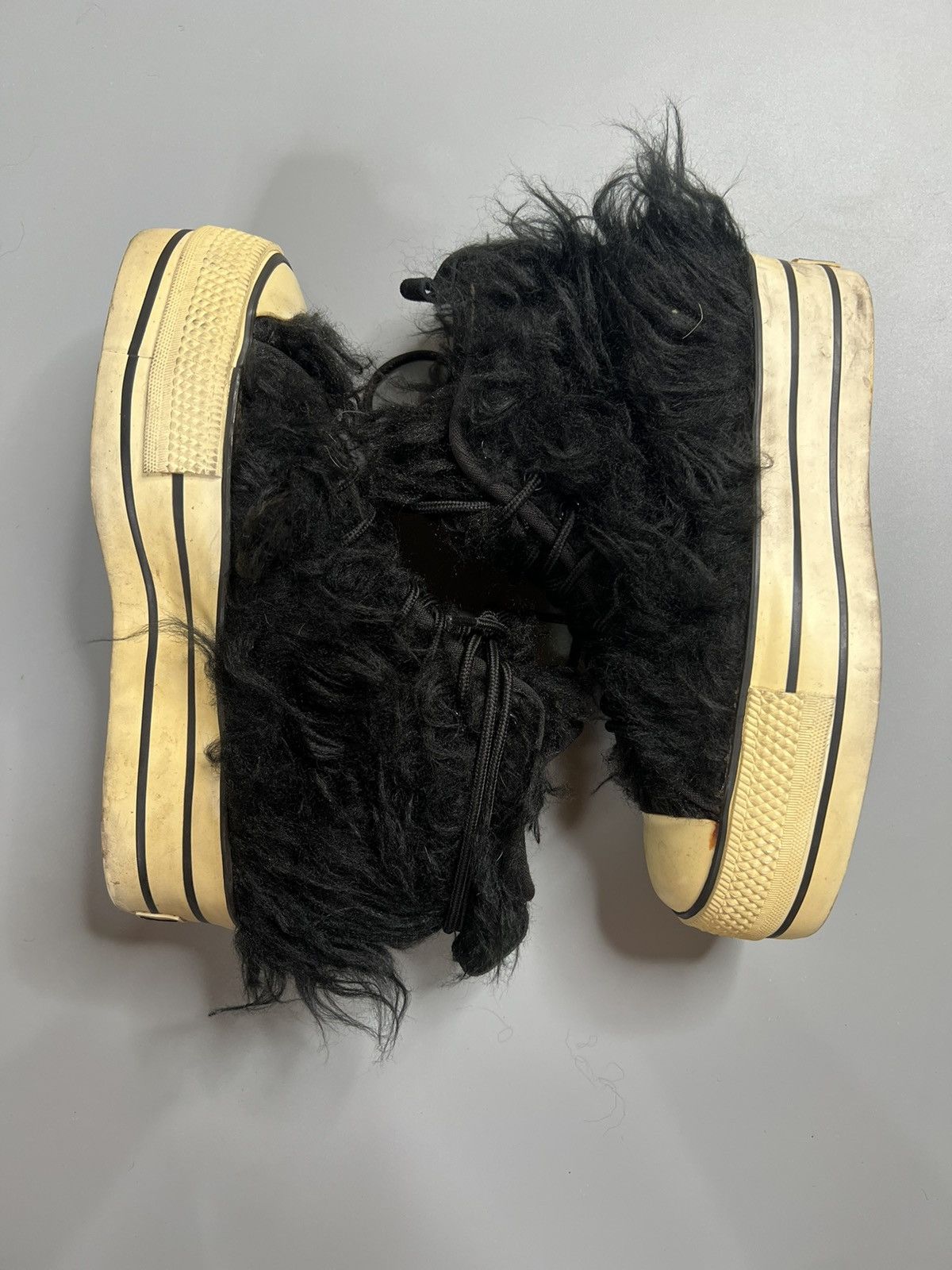 20471120 Hyoma Fur Platform Sneakers sz35 Size US 5 / IT 35 - 2 Thumbnail