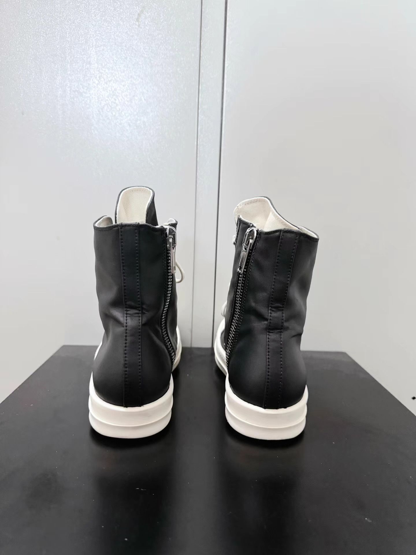 Rick Owens Drkshdw Rick Owens Drkshdw waxed canvas high-top sneakers Size US 6.5 / IT 36.5 - 3 Thumbnail