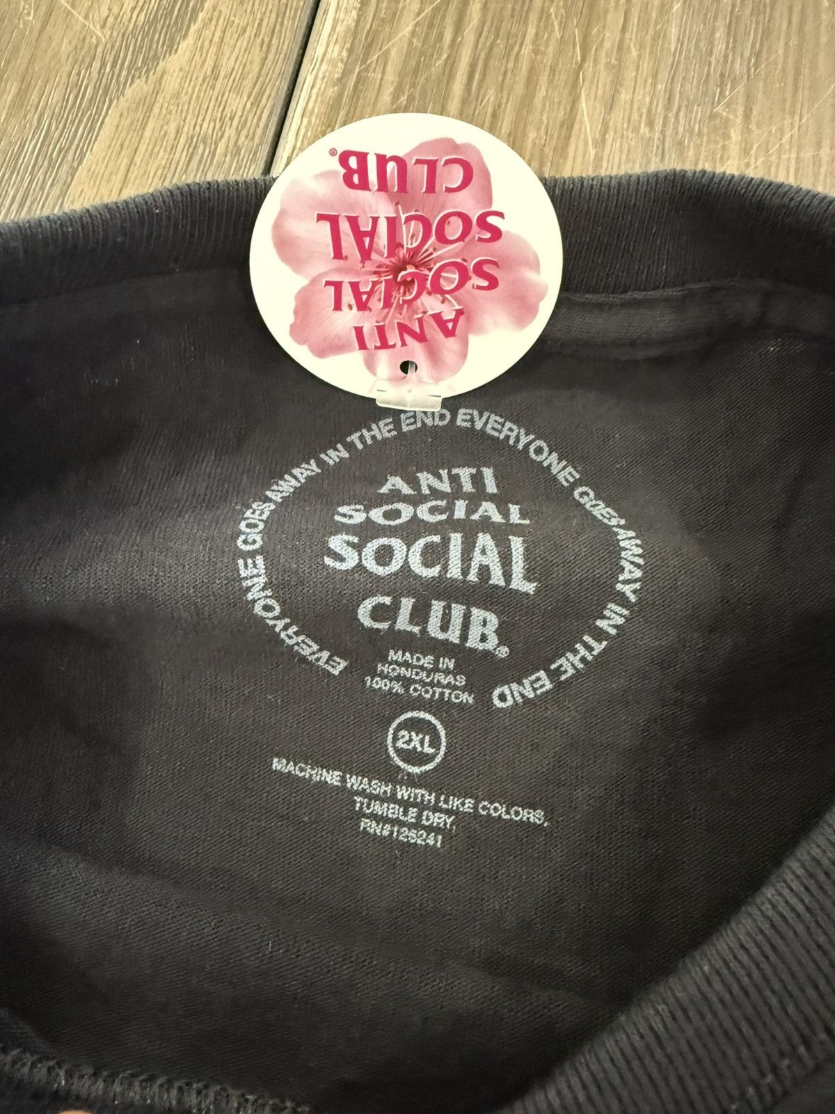 Anti Social Social Club ⚡️ ASSC Anti Social Club Institution Tee Shirt Blk 2XL XXL ⚡️ Size US XXL / EU 58 / 5 - 4 Thumbnail