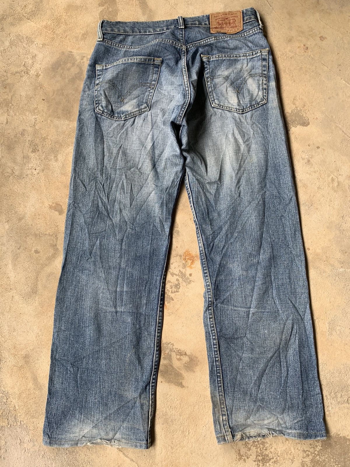 Levi's × Vintage Levis lot 534 Distressed Denim Size US 31 - 2 Thumbnail