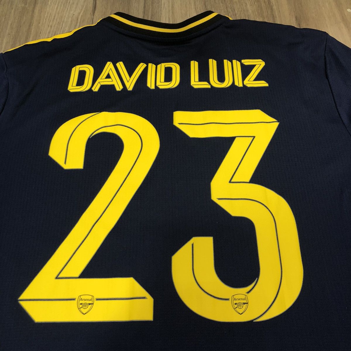 Adidas Arsenal 19/20 player issue away shirt #23 David Luiz Size US XXL / EU 58 / 5 - 4 Thumbnail