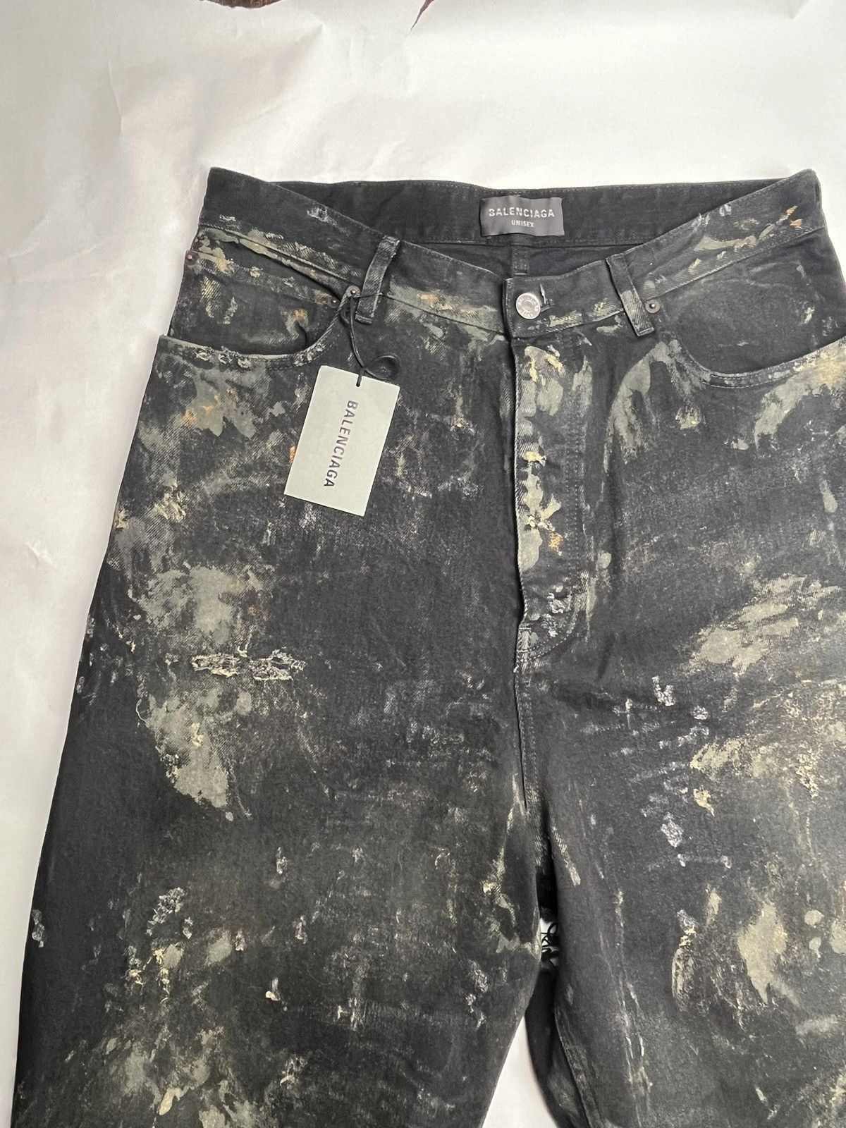 Balenciaga Balenciaga SS23 Mudshow Destroyed Denim Size US 32 / EU 48 - 3 Thumbnail