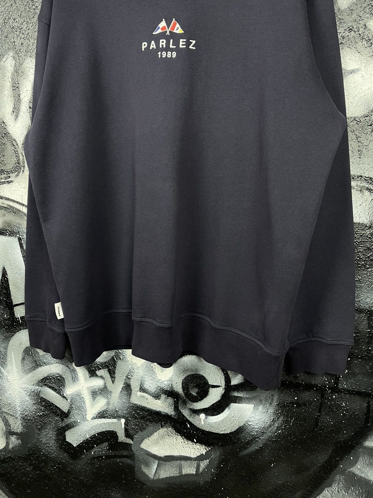 Parlez Parlez Iroko Crewneck Embroidered Logo Sweatshirt Men’s XL Size US XL / EU 56 / 4 - 6 Thumbnail