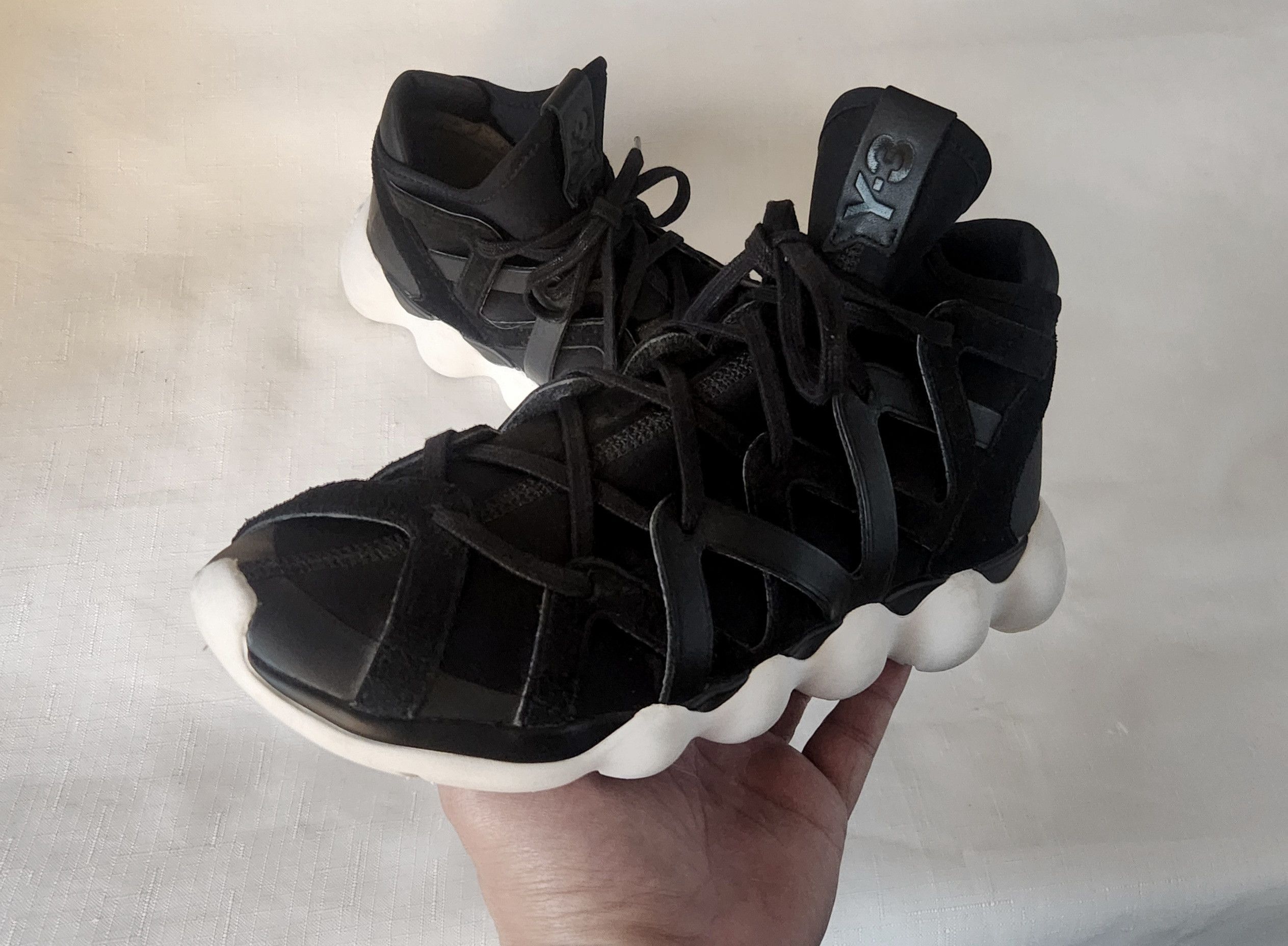 Adidas Adidas Y-3 Kyojo High Yohji Yamamoto Black Sneakers BB4739 Size US 8 / EU 41 - 1 Thumbnail