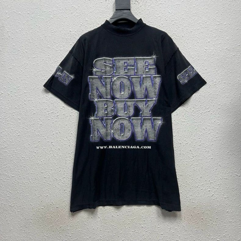 Balenciaga Balenciaga 24ss See Now Buy Now Washed and Worn Short