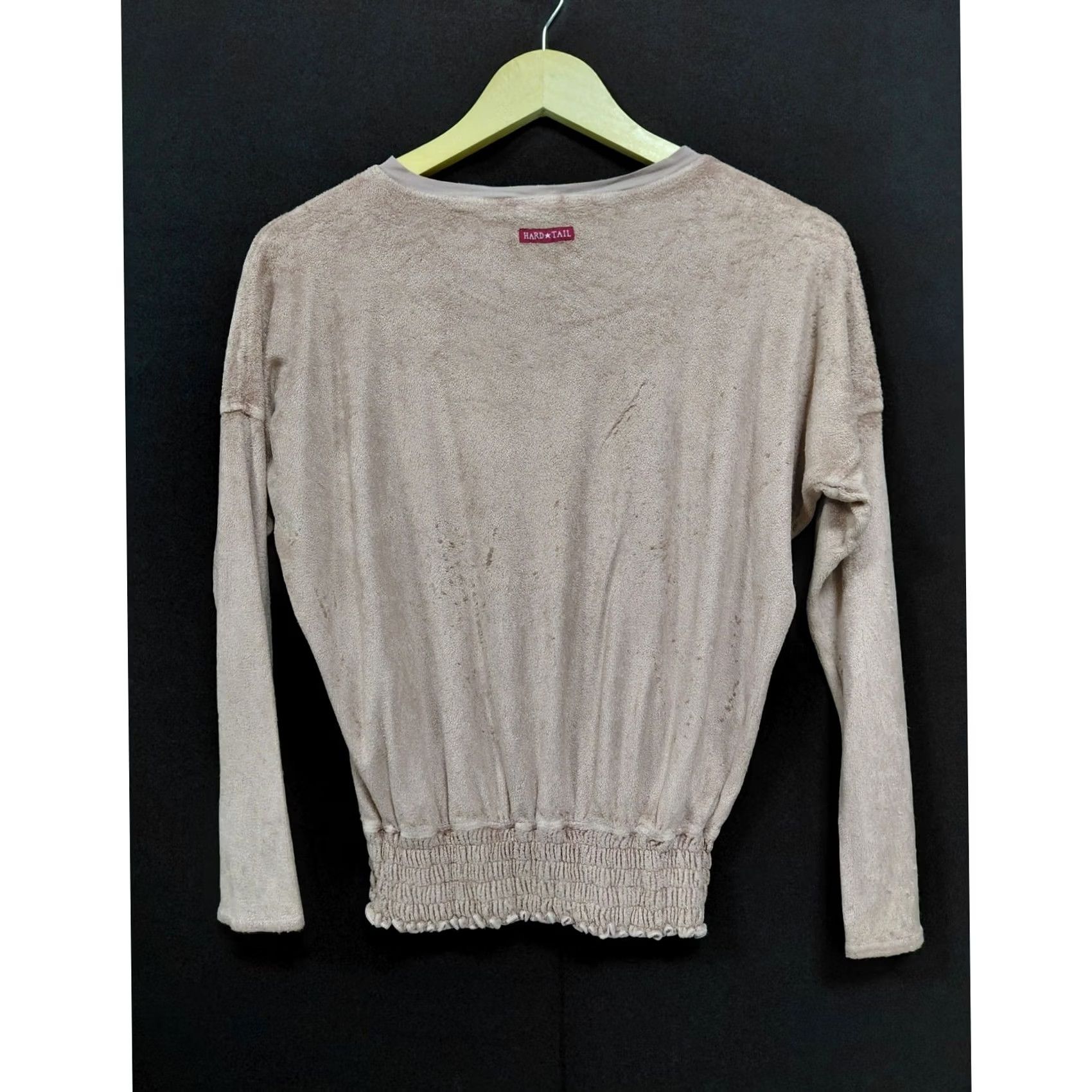 Hard Tail Hard Tail Forever XS Beige Knit Sweater Women XS Crew Neck Long Sleeve Pullover Casual Travel Size XS / US 0-2 / IT 36-38 - 2 Thumbnail