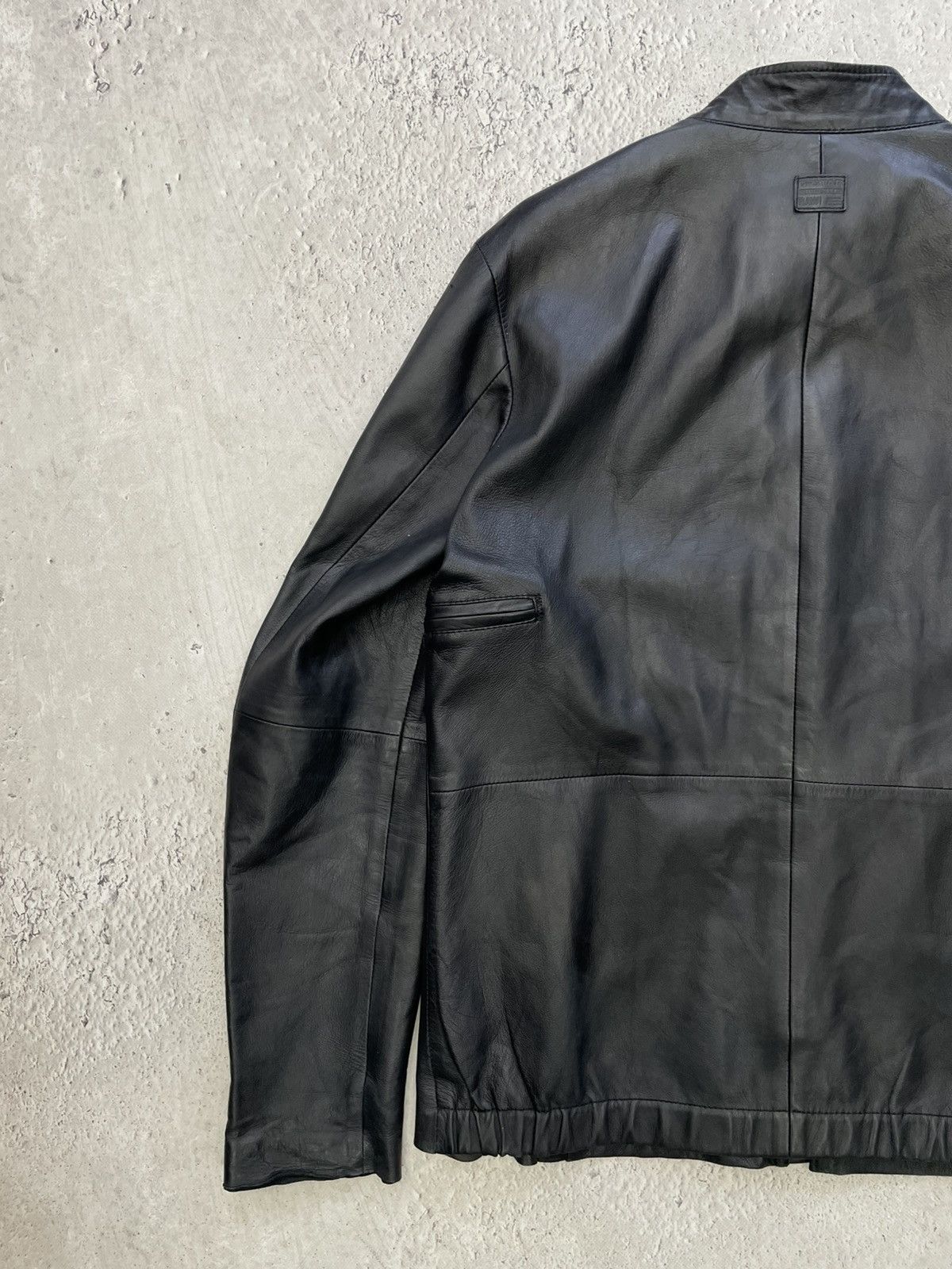 G-Star Rare G star Raw leather slim punk blazer jacket Size US XL / EU 56 / 4 - 16 Thumbnail