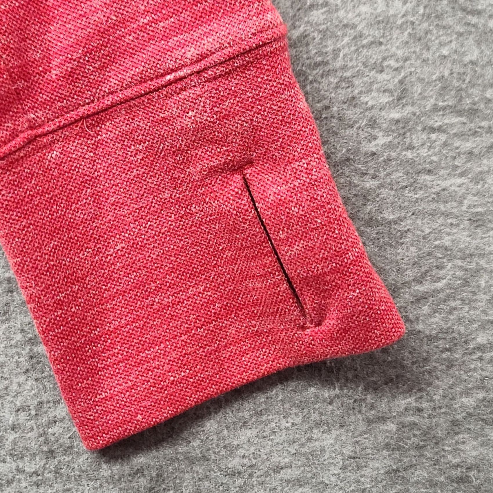 Vintage Duluth Sweatshirt Tunic Womens Large Relaxed Fit Long Sleeve Cowl Neck Red Knit Cotton Polyester Pockets Ballpark? Size L / US 10 / IT 46 - 6 Thumbnail