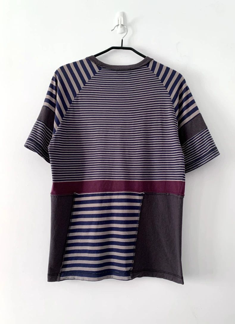 Undercover Undercover Size3 patched striped short-sleeved tee Size US M / EU 48-50 / 2 - 2 Thumbnail