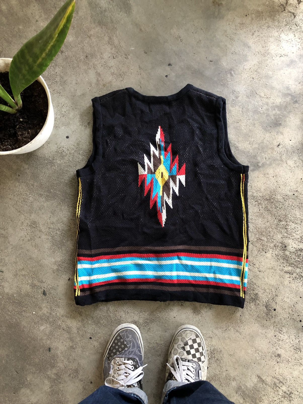 Native × Vintage VINTAGE SICKBOY NATIVE NAVAJO VEST Size US M / EU 48-50 / 2 - 5 Thumbnail