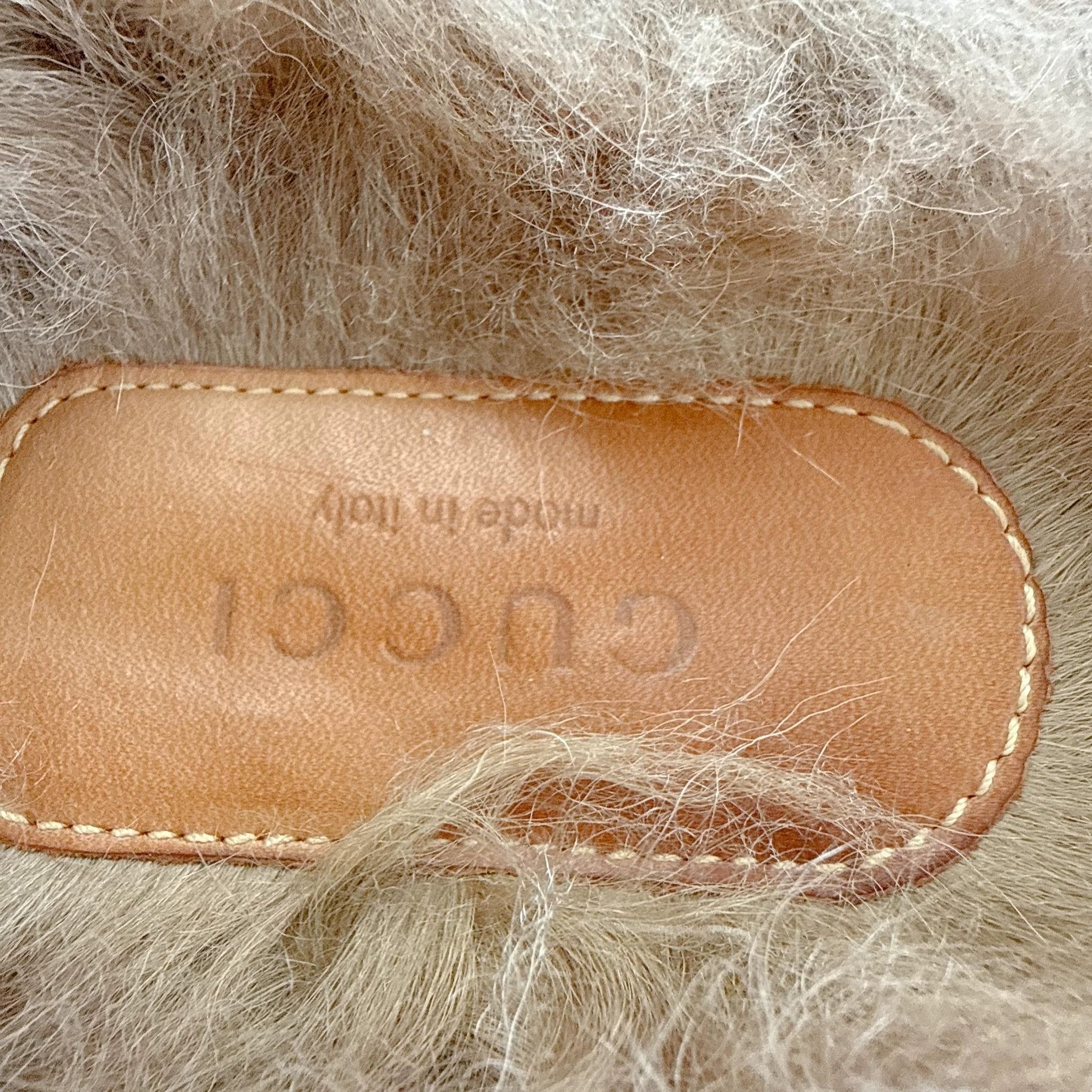 Gucci Gucci Horsebit Fur Slippers EU 35 6964 Size US 4.5 / IT 34.5 - 7 Thumbnail