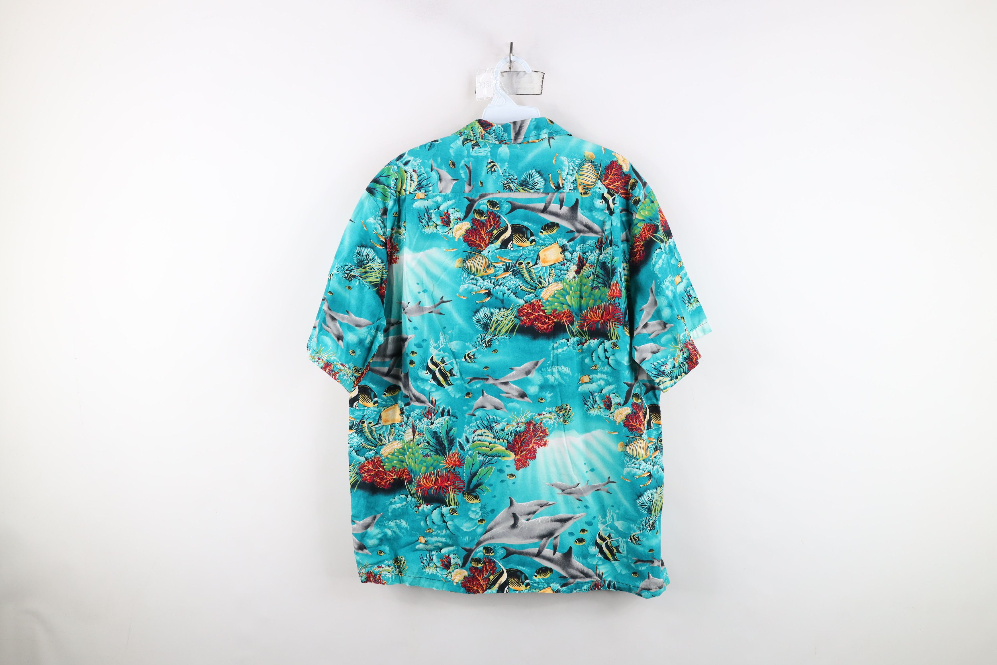 Vintage Vintage 90s Streetwear Over Print Hawaiian Button Shirt US Size US L / EU 52-54 / 3 - 8 Thumbnail