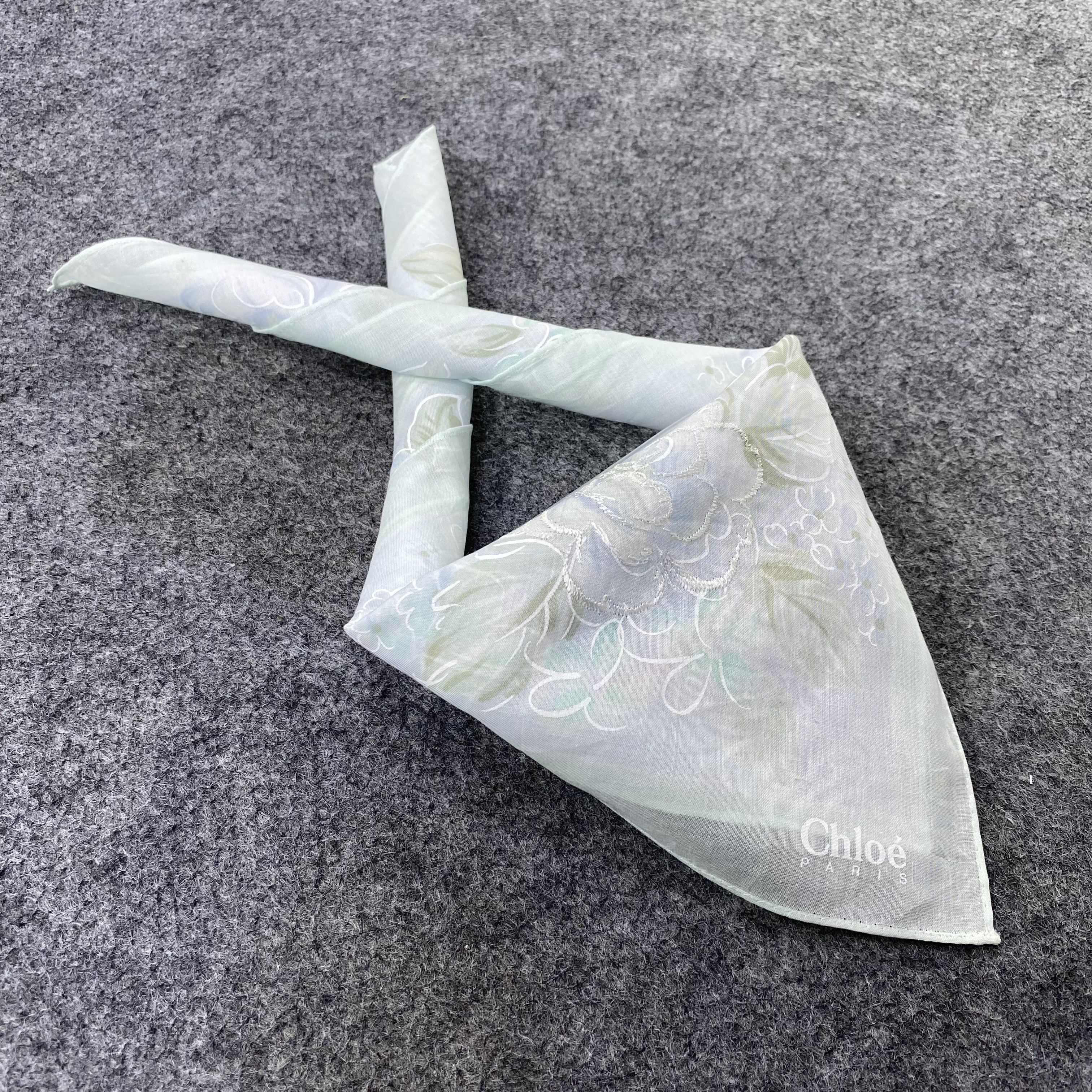 Designer Chloe Handkerchief Neckerchief Bandana-B1595 Size ONE SIZE - 1 Thumbnail