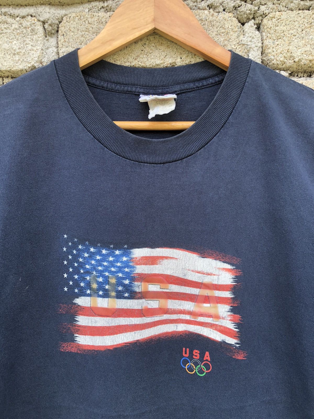 Vintage Vintage Y2K USA Olympic Tshirt Size US L / EU 52-54 / 3 - 4 Thumbnail