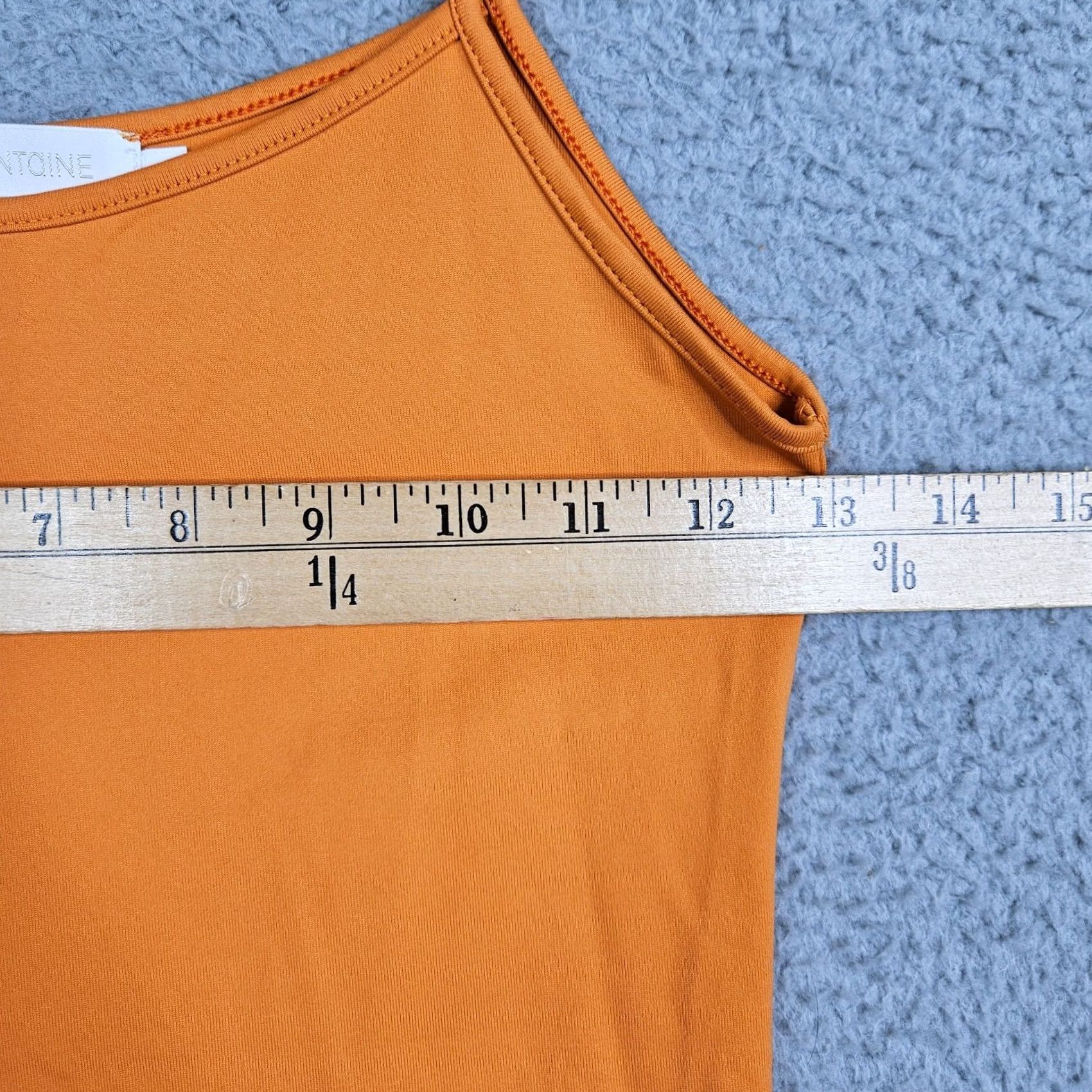 ANNE FONTAINE Anne Fontqine Tank top Women’s Orange Scoop Neck Size 36 Casual Shirt Tank Size XS / US 0-2 / IT 36-38 - 3 Thumbnail