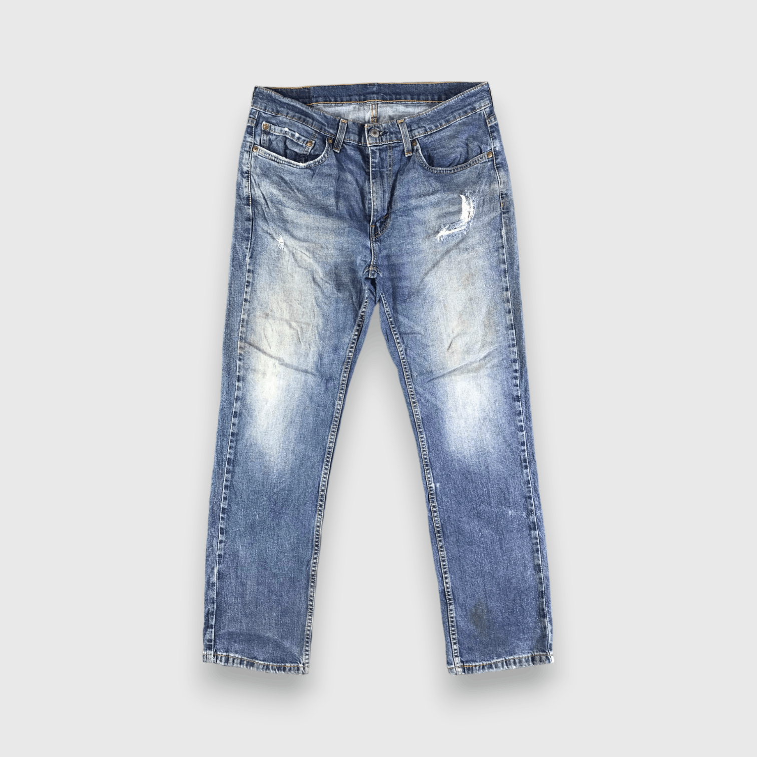 Levi's Vintage Blue Wash Levis 514 Jeans-J4407 Size US 34 / EU 50 - 1 Thumbnail
