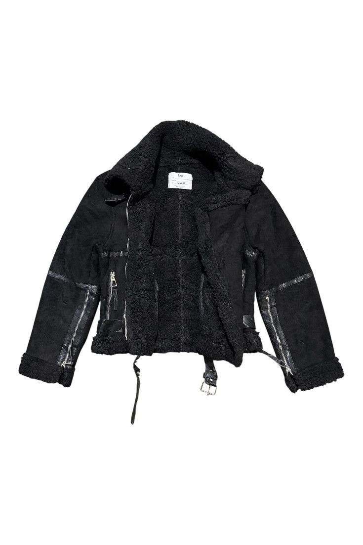 If Six Was Nine Japanese Ance fur mohair sheep jacket suede style B3 Size S / US 4 / IT 40 - 3 Thumbnail