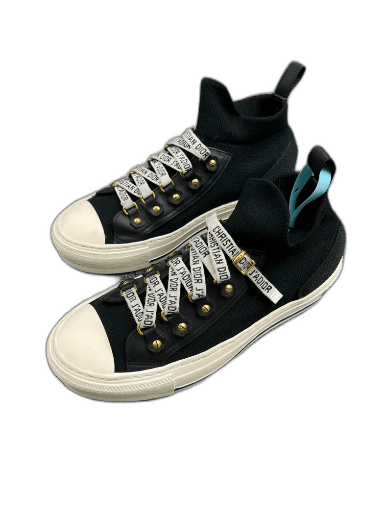 Dior Dior Dior Black and White Striped Sneakers-2507 Size US 5.5 / EU 38 - 1 Thumbnail