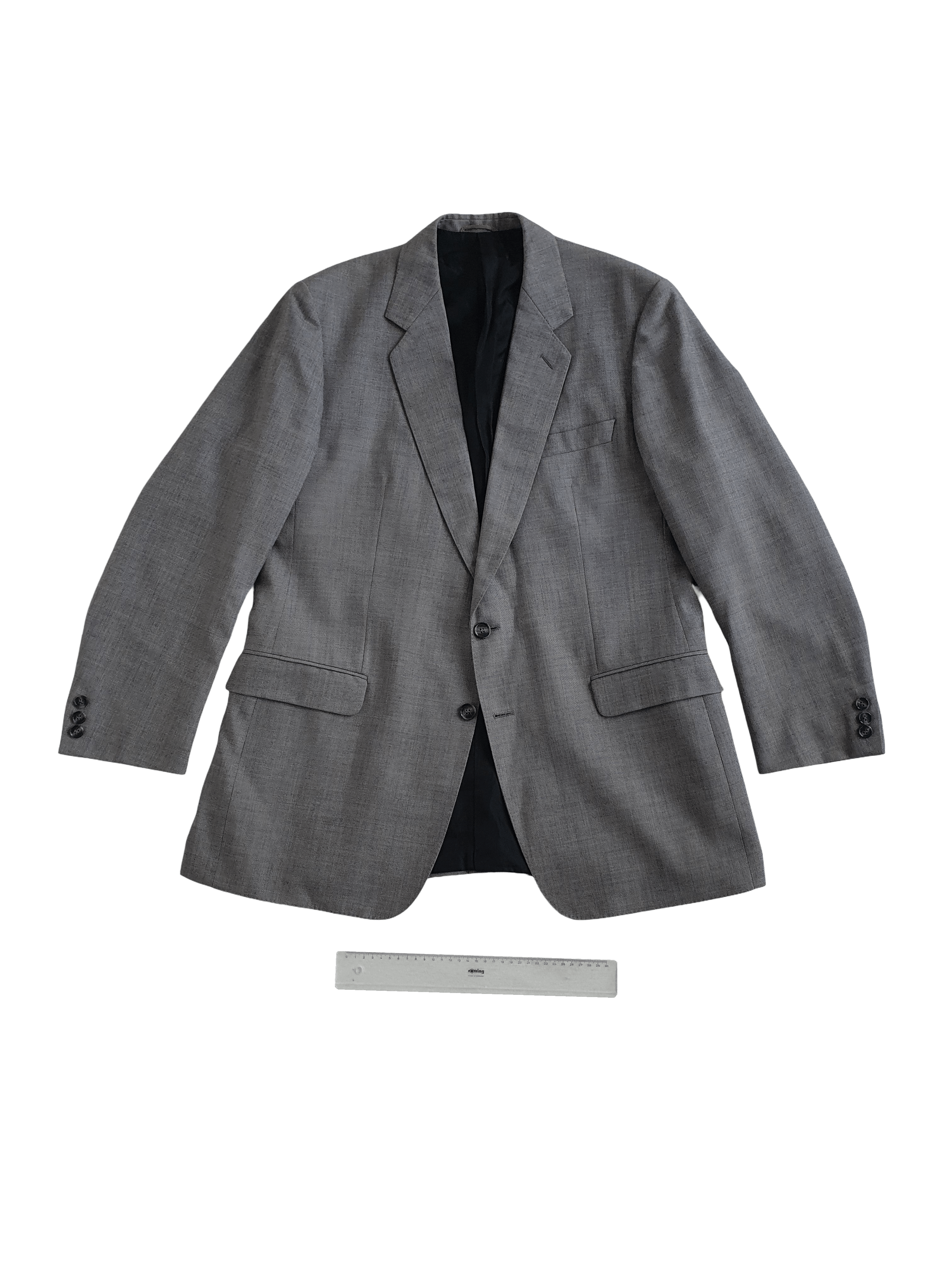 Burberry Vintage (1980s) Sports Coat Suit Jacket - Mod: LYON - EU 54 Size 44R - 1 Thumbnail