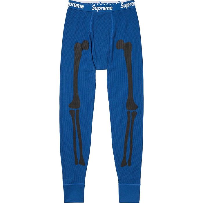Supreme Supreme®/Hanes® Bones Thermal Pant (1 Pack) in Blue (L