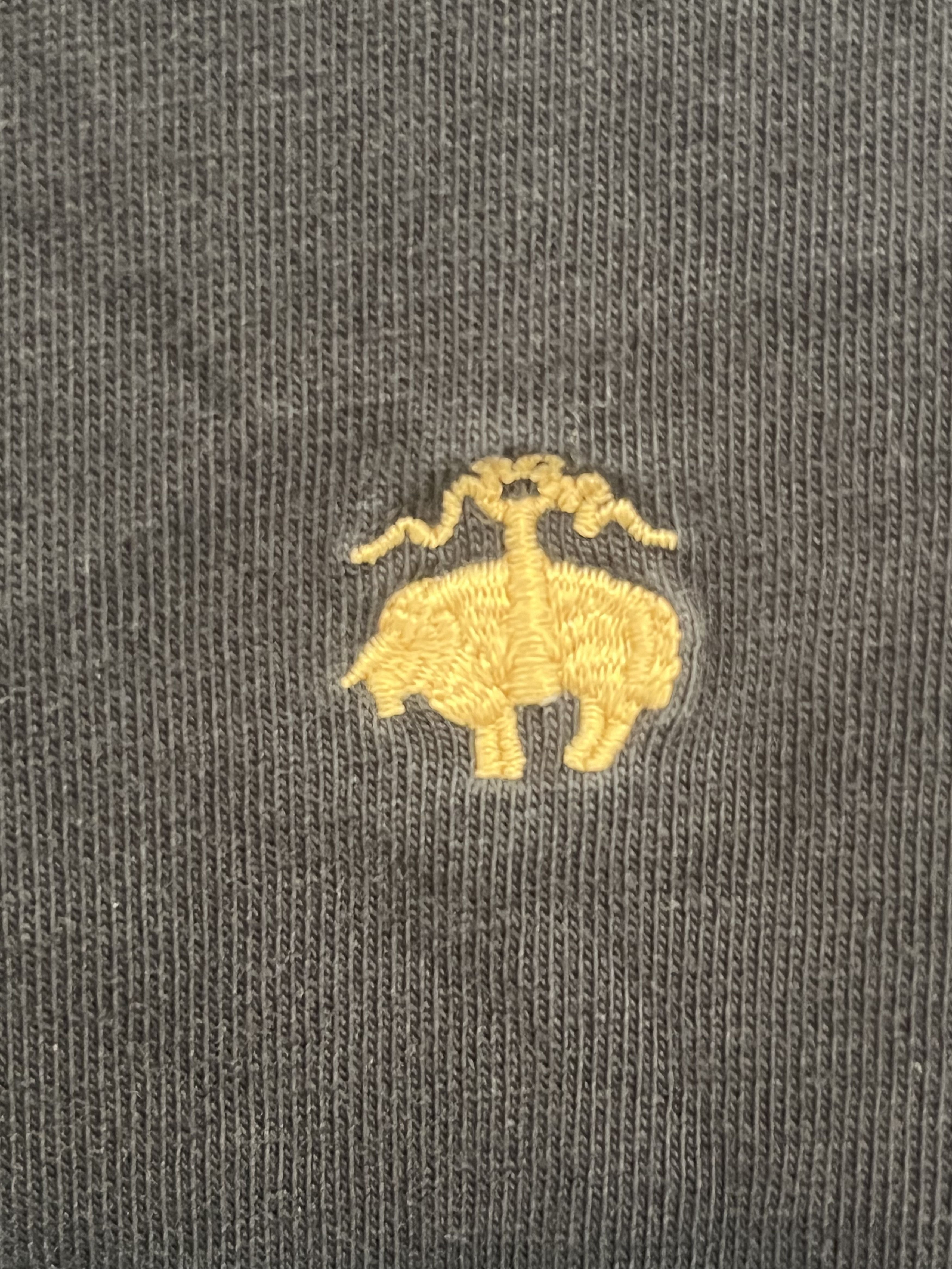 Brooks Brothers Brooks Brothers Cotton Black Logo Tee Size US S / EU 44-46 / 1 - 2 Thumbnail