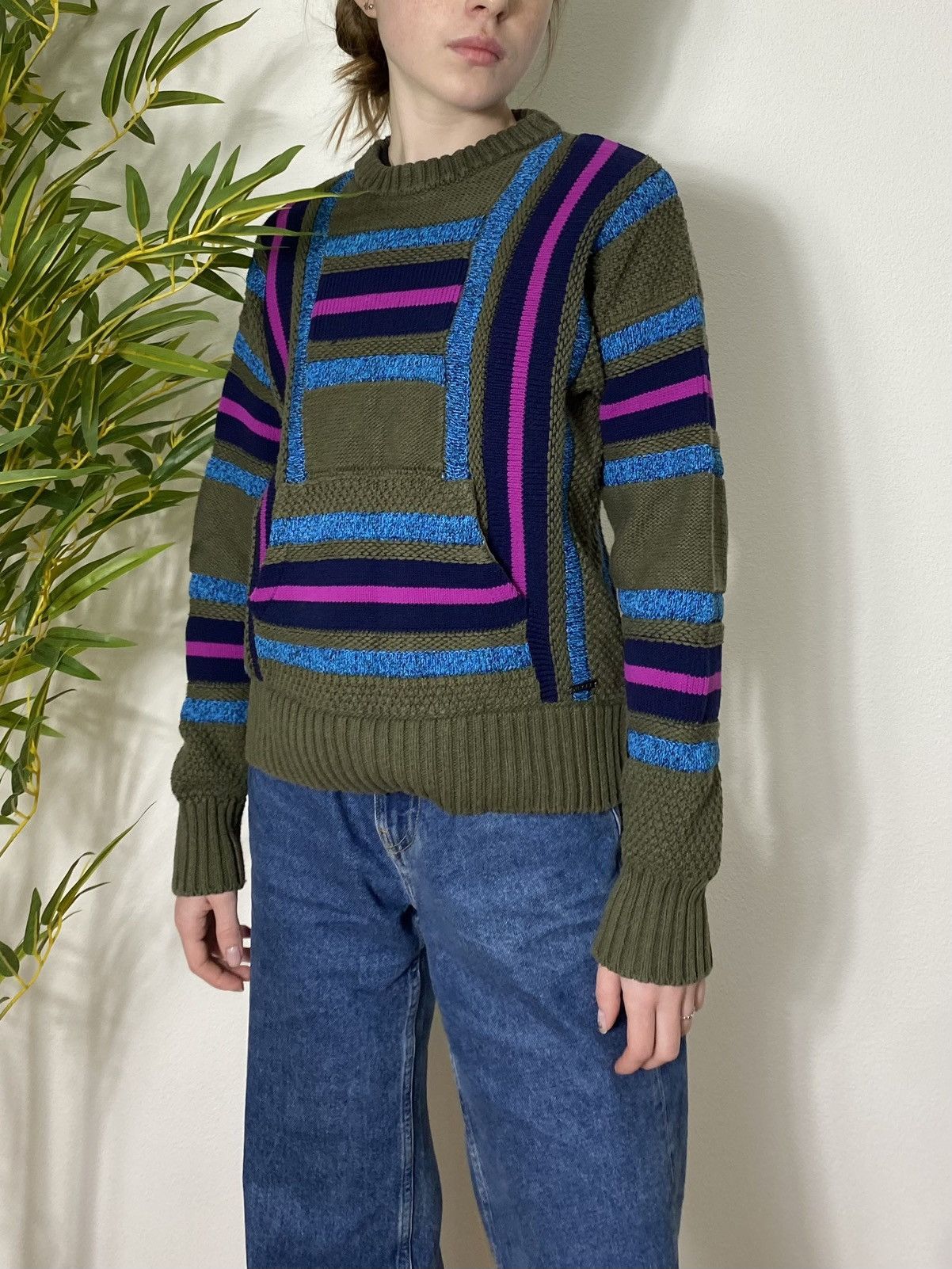 Diesel VINTAGE DIESEL COOGI STYLE KNITTED SWEATER Size S / US 4 / IT 40 - 9 Thumbnail
