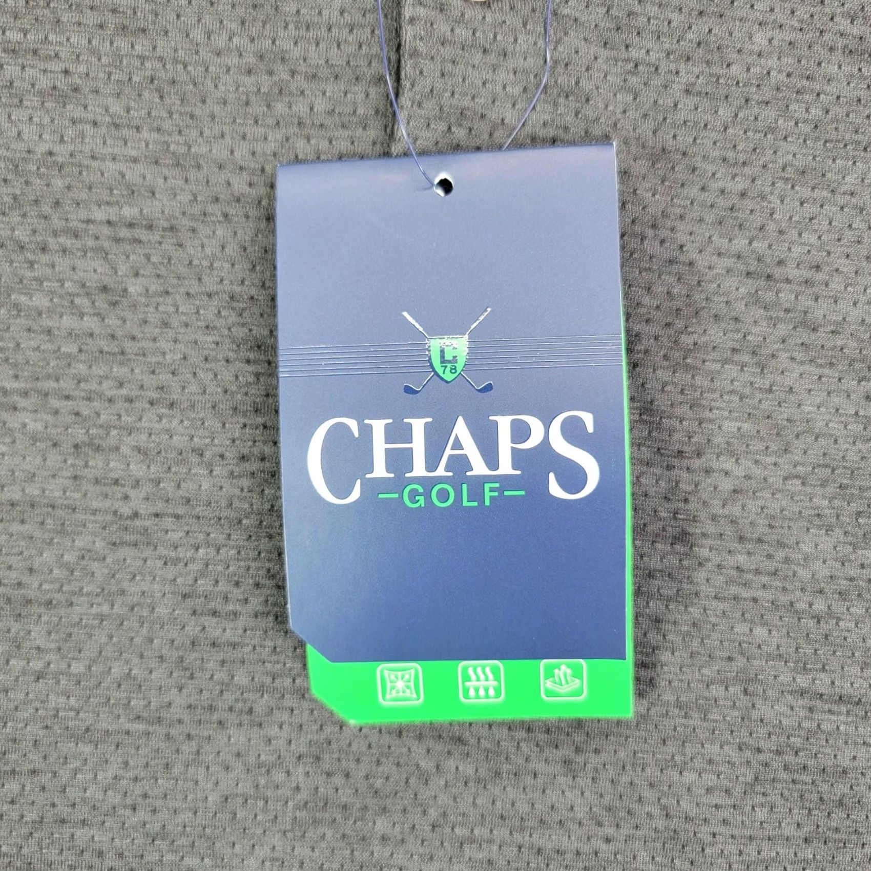 Chaps Chaps Core Golf Polo Shirt Mens 3XL Black Onyx Stretch Short Sleeve Moisture Wicking Breathable Size US XXL / EU 58 / 5 - 3 Thumbnail
