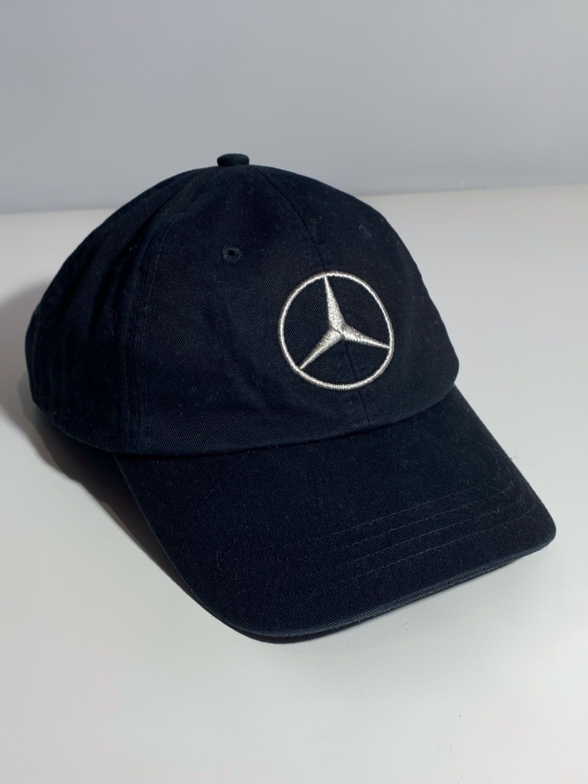 Mercedes-Benz Vintage Mercedes Benz y2k racing black cap hat streetwear Size ONE SIZE - 1 Thumbnail