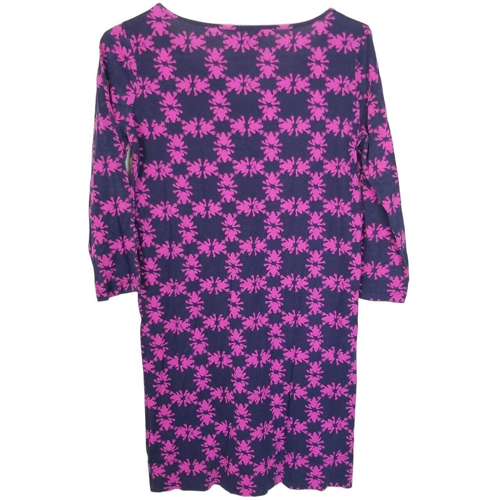 Lilly Pulitzer Lilly Pulitzer Get Happy Gretchen Frog Print Mini Dress XS Size XS / US 0-2 / IT 36-38 - 9 Thumbnail