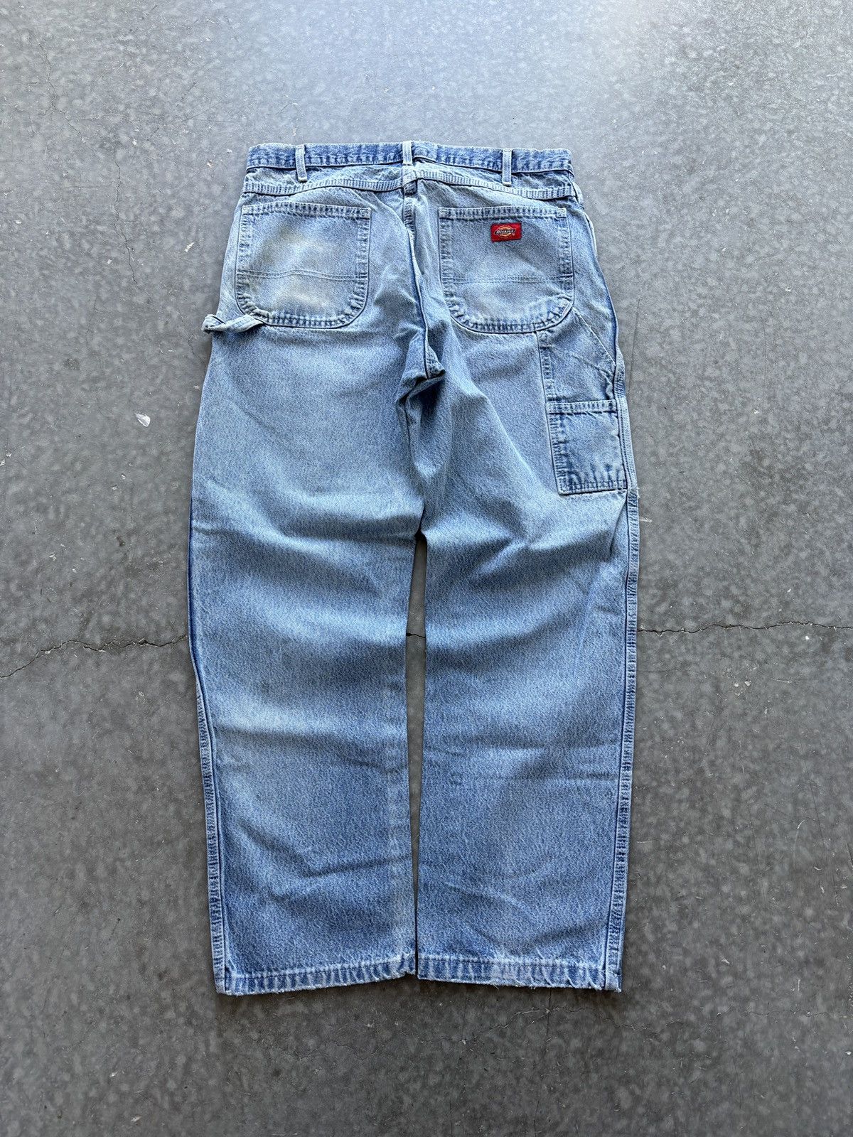 Dickies Thrashed Vintage Y2K Dickies Carpenter Jeans 36x31 Faded Size US 36 / EU 52 - 10 Thumbnail