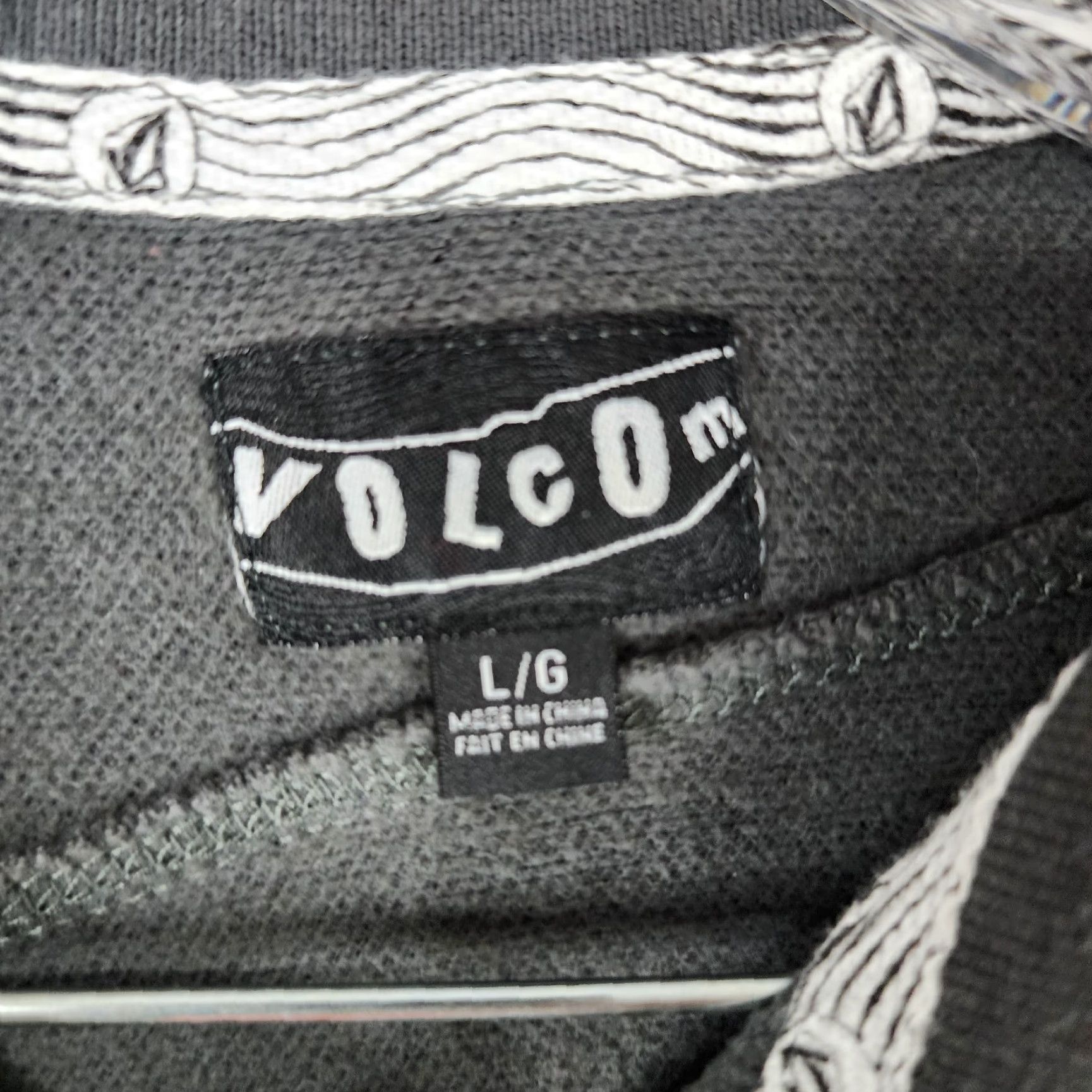 Volcom Volcom Shirt Men Gray Polo Short Sleeve Size L Cotton Blend Mens Size US L / EU 52-54 / 3 - 4 Thumbnail