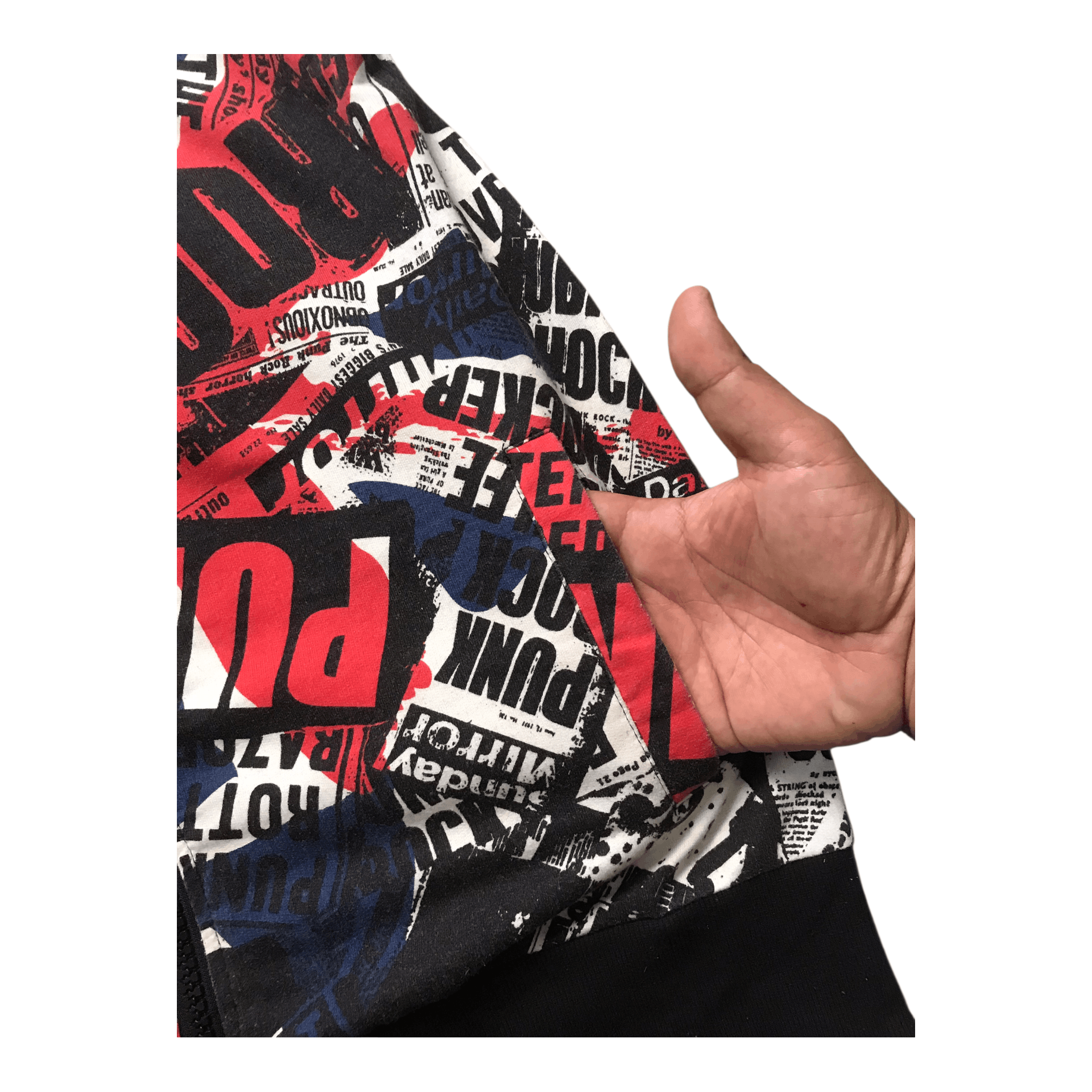 Super Lovers Super lovers Full Print Studded Hoodie Jacket Size US M / EU 48-50 / 2 - 5 Thumbnail