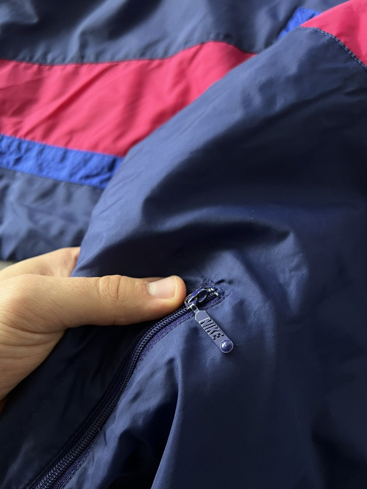 Nike × Vintage ‼️Vintage Nike Archival 90s Windbreaker Olympic Zip Jacket‼️ Size US XL / EU 56 / 4 - 13 Thumbnail