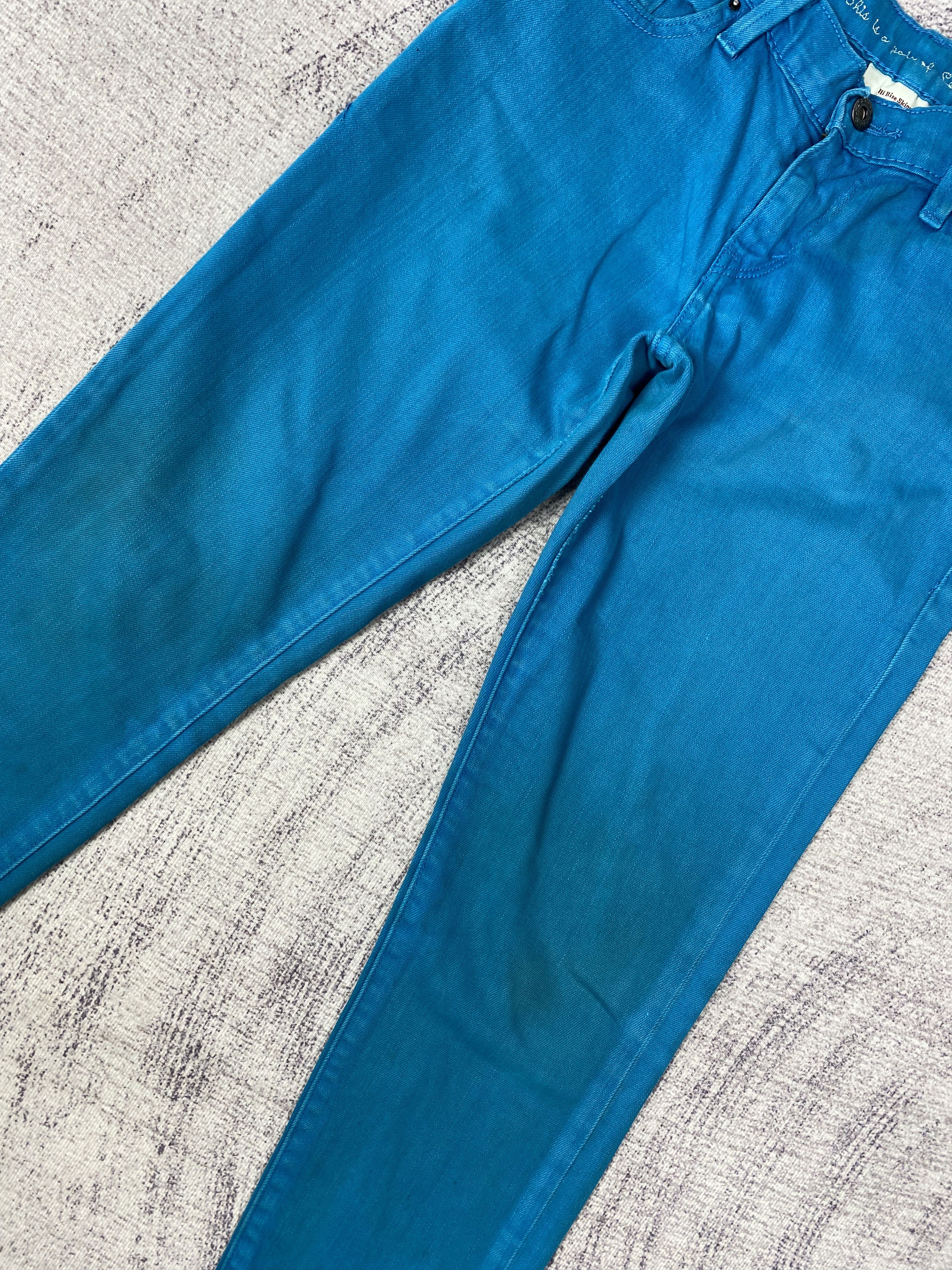 Levi's Vintage Levi's Riss Skinny Blue Denim Jeans P0478 Size US 26 / EU 42 - 2 Thumbnail