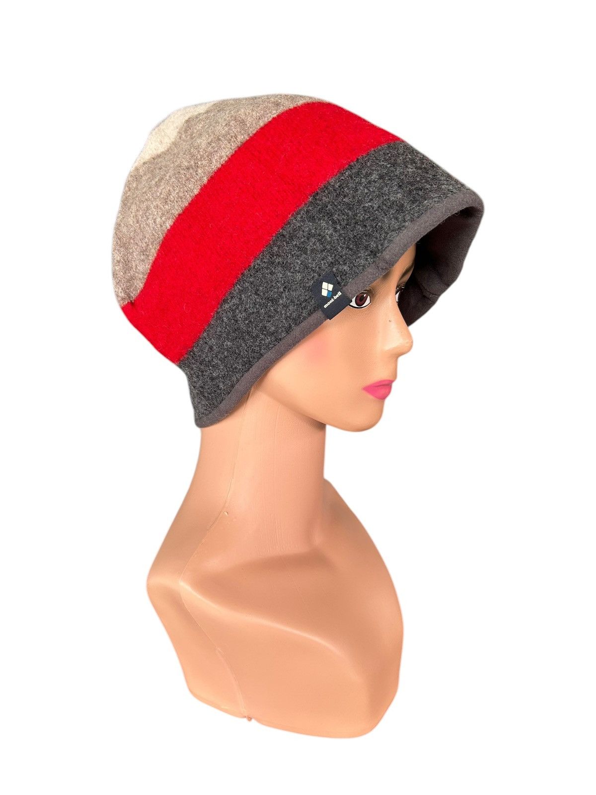 Japanese Brand × Kapital × Vintage Stripe Mont. bell Beanie Hats Size ONE SIZE - 2 Thumbnail