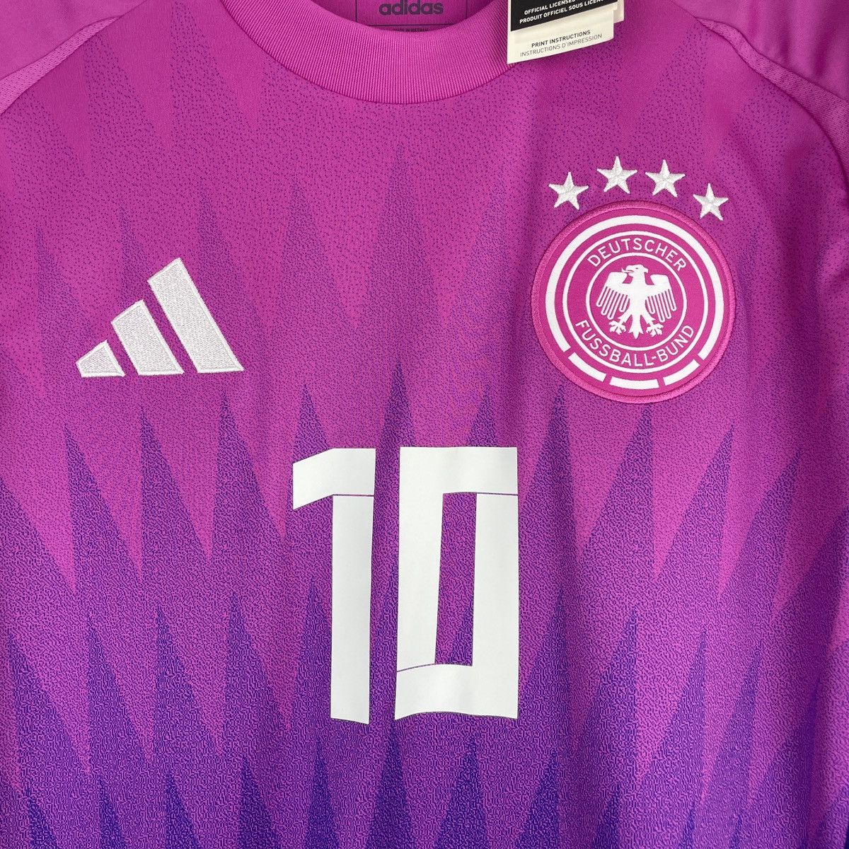 Adidas Germany Jamal Musiala Adidas Pink Jersey Euro 2024 size L Size US L / EU 52-54 / 3 - 3 Thumbnail