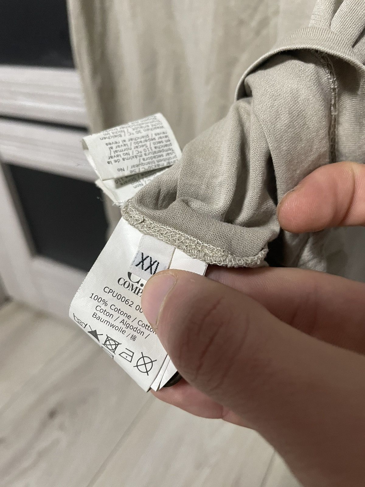 C.P. Company C.P. Company Massimo Osti Vintage Polo Shirt XXL Beige Size US XXL / EU 58 / 5 - 13 Thumbnail