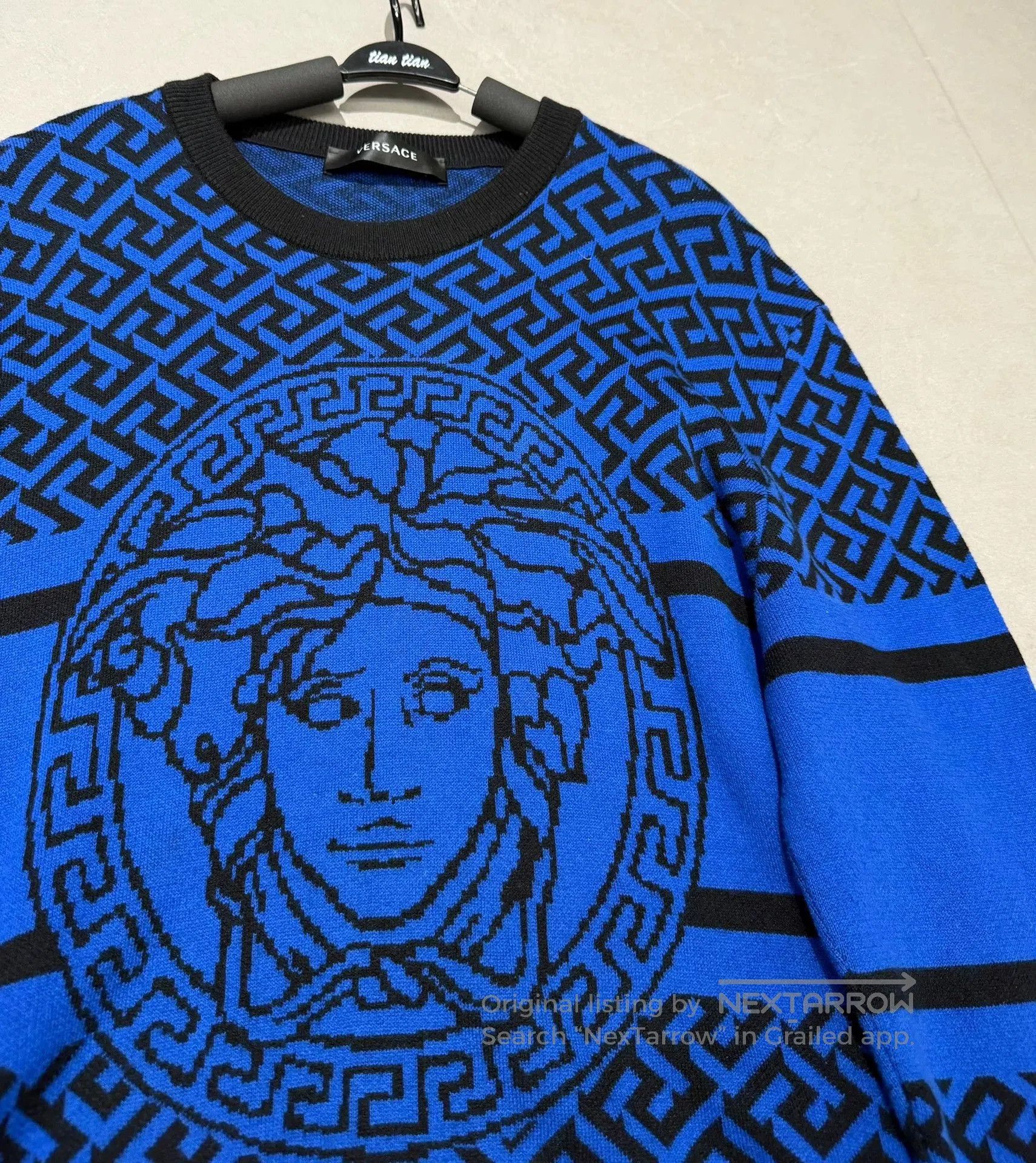 Versace Versace Medusa Wool Runway Knit Sweater. Size US L / EU 52-54 / 3 - 2 Thumbnail