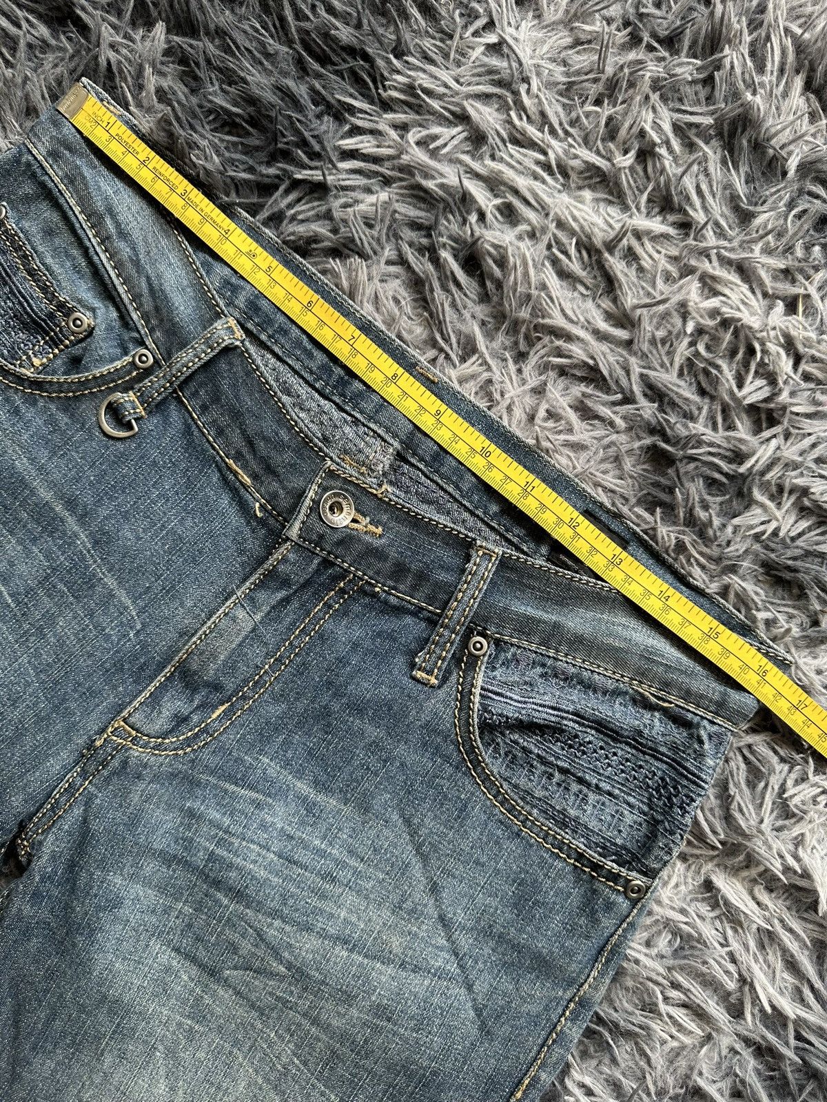 semanticdesign 2013FW Semanticdesign - jrock sashiko skull jeans Size US 32 / EU 48 - 12 Thumbnail